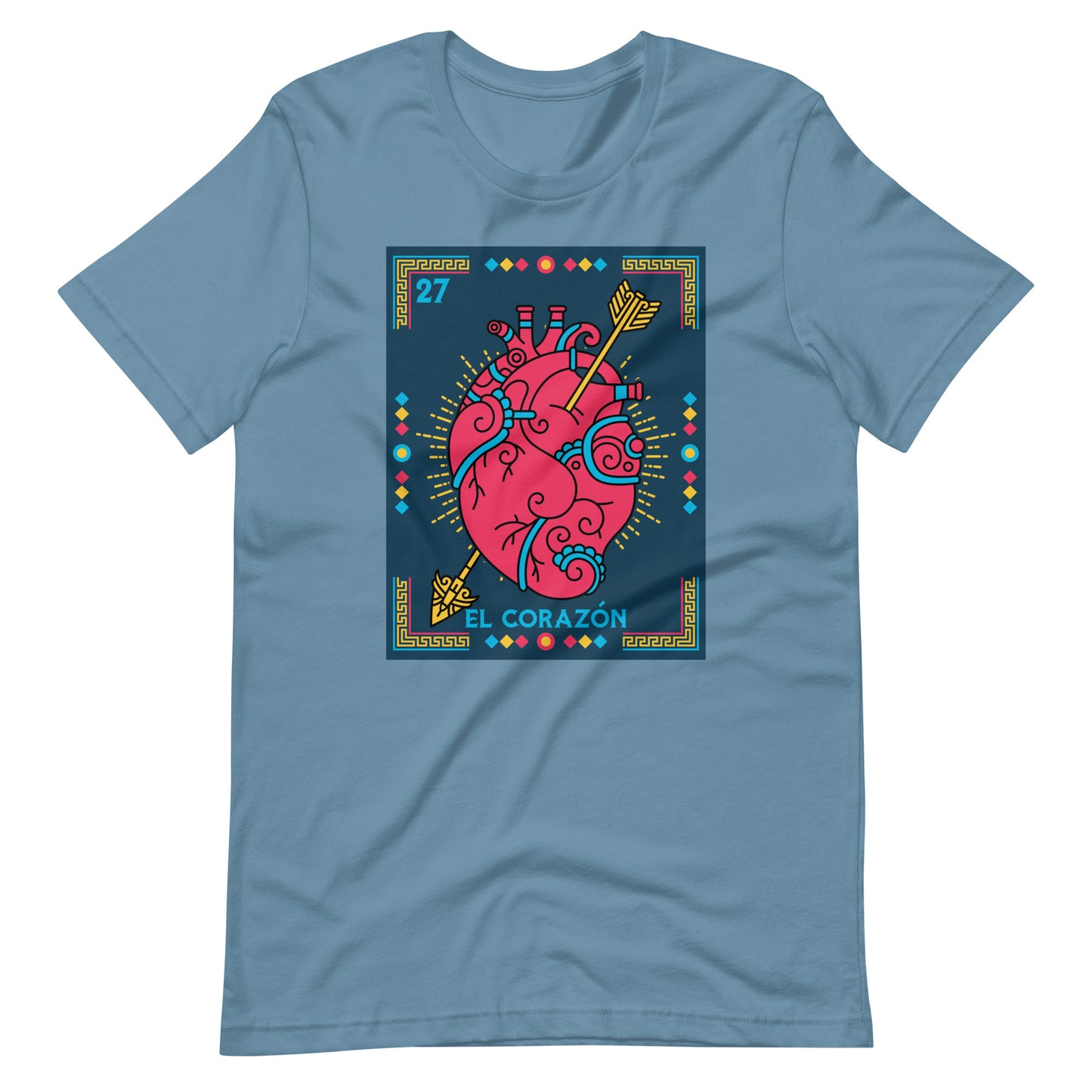 El Corazon Mexican Loteria Unisex t-shirt