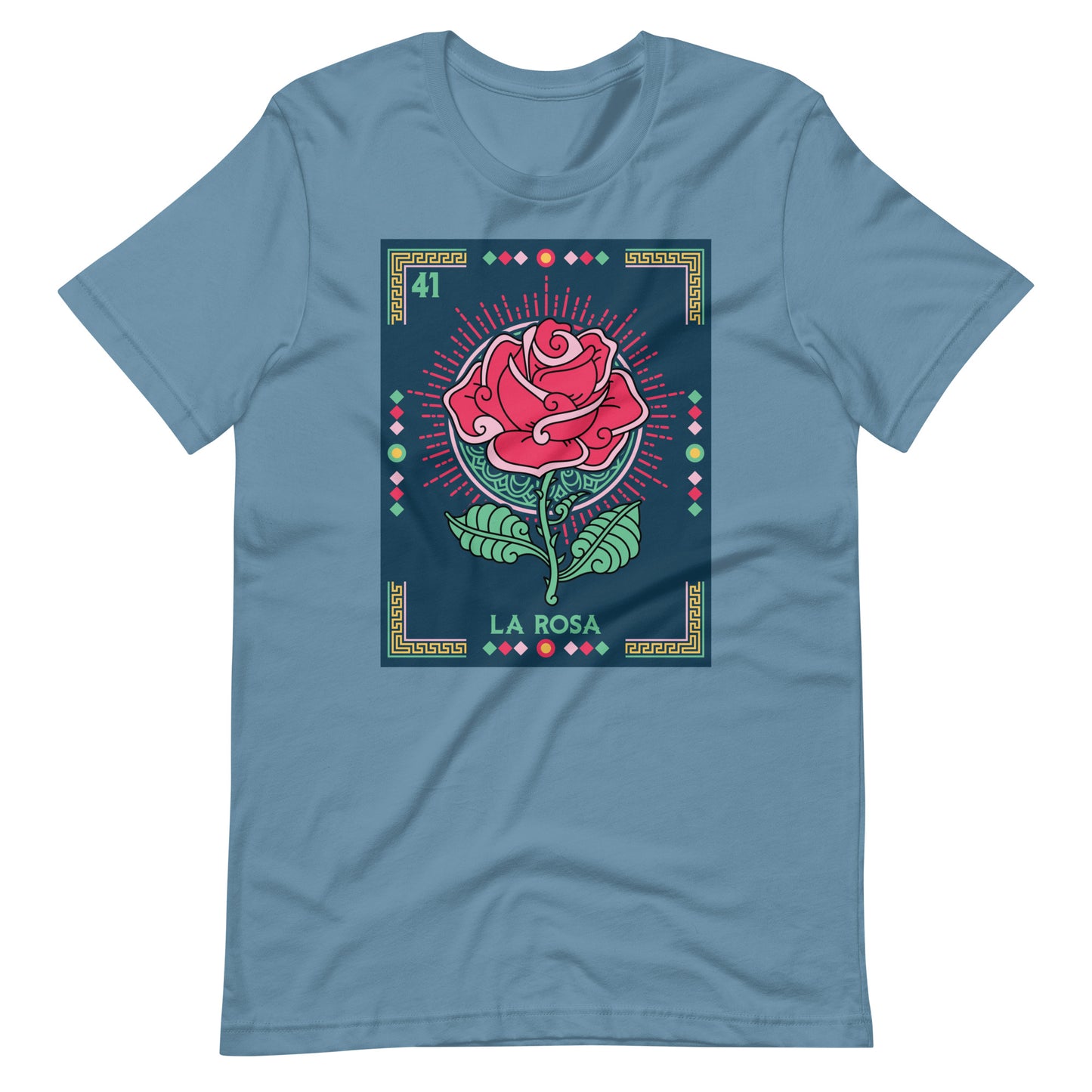 La Rosa Mexican Loteria Unisex t-shirt