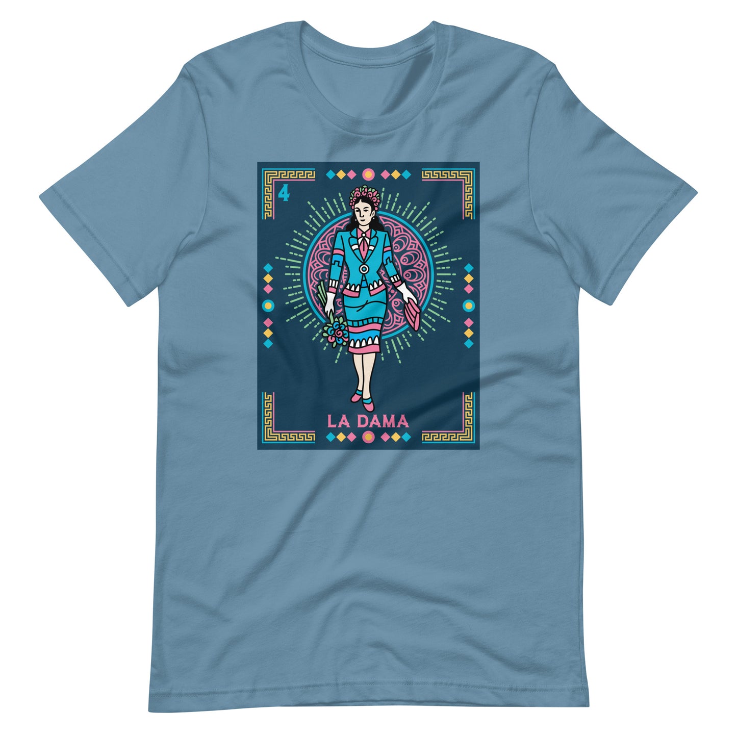 La Dama Mexican Loteria Unisex t-shirt