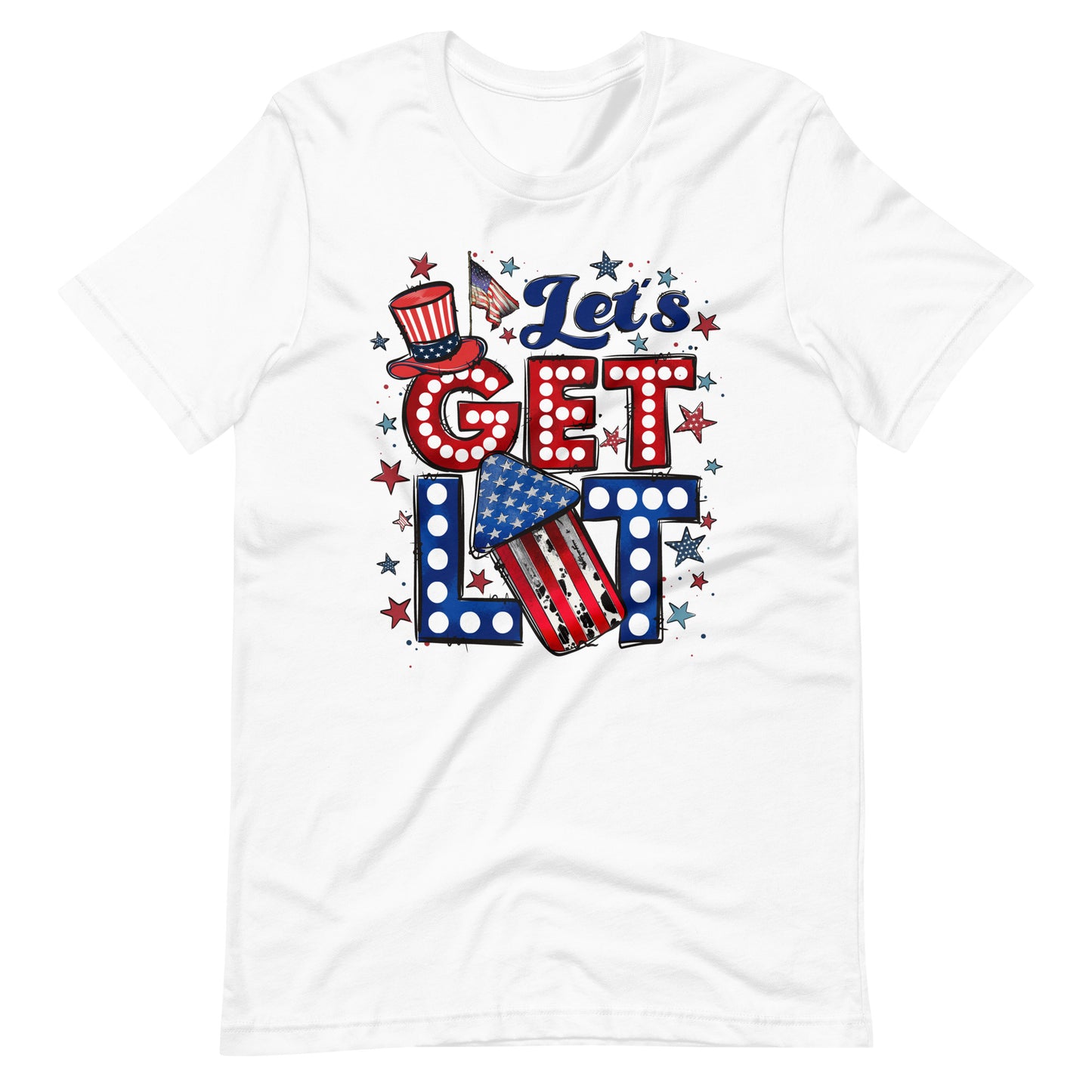 Let's Get Lit 4th of July Premium T-Shirt