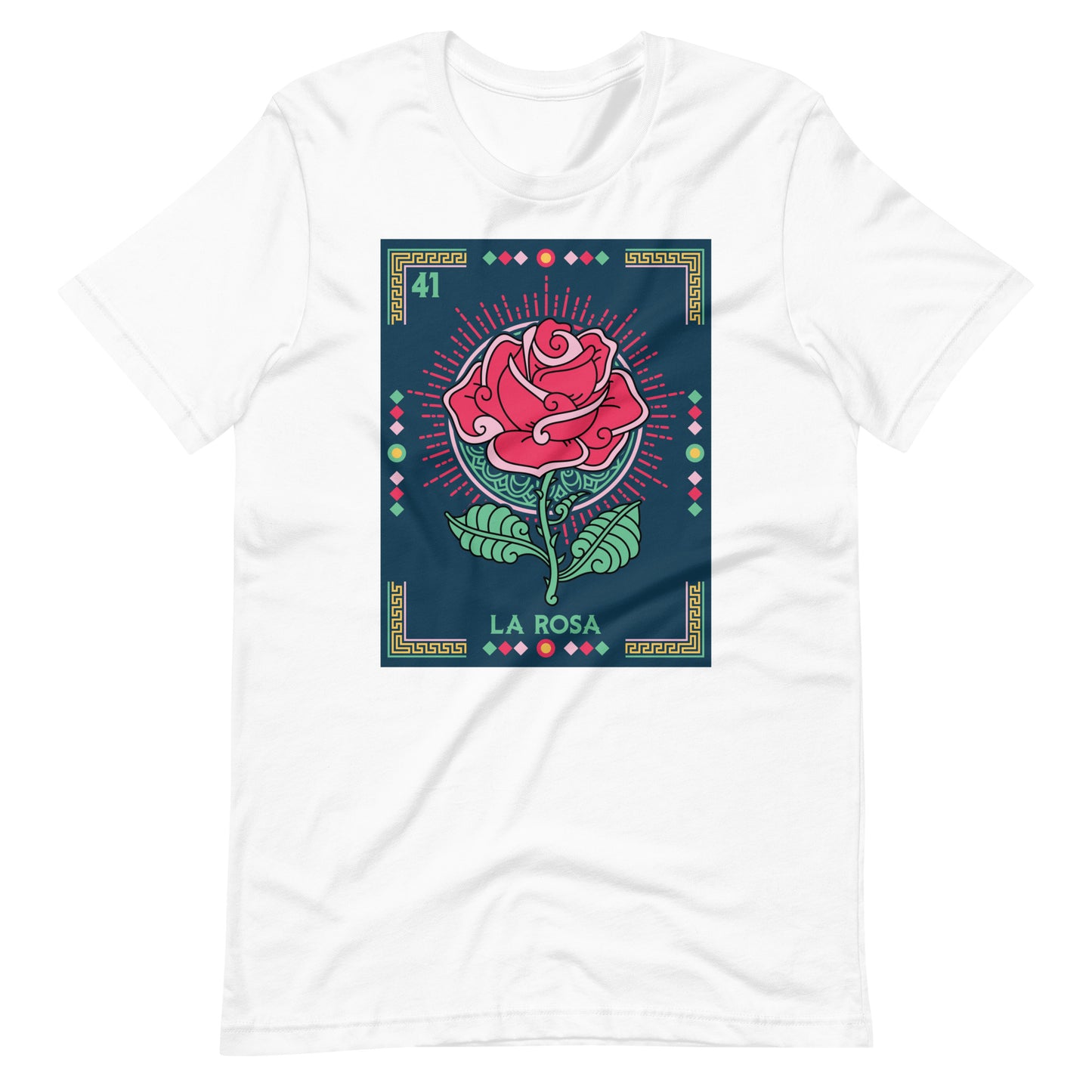 La Rosa Mexican Loteria Unisex t-shirt