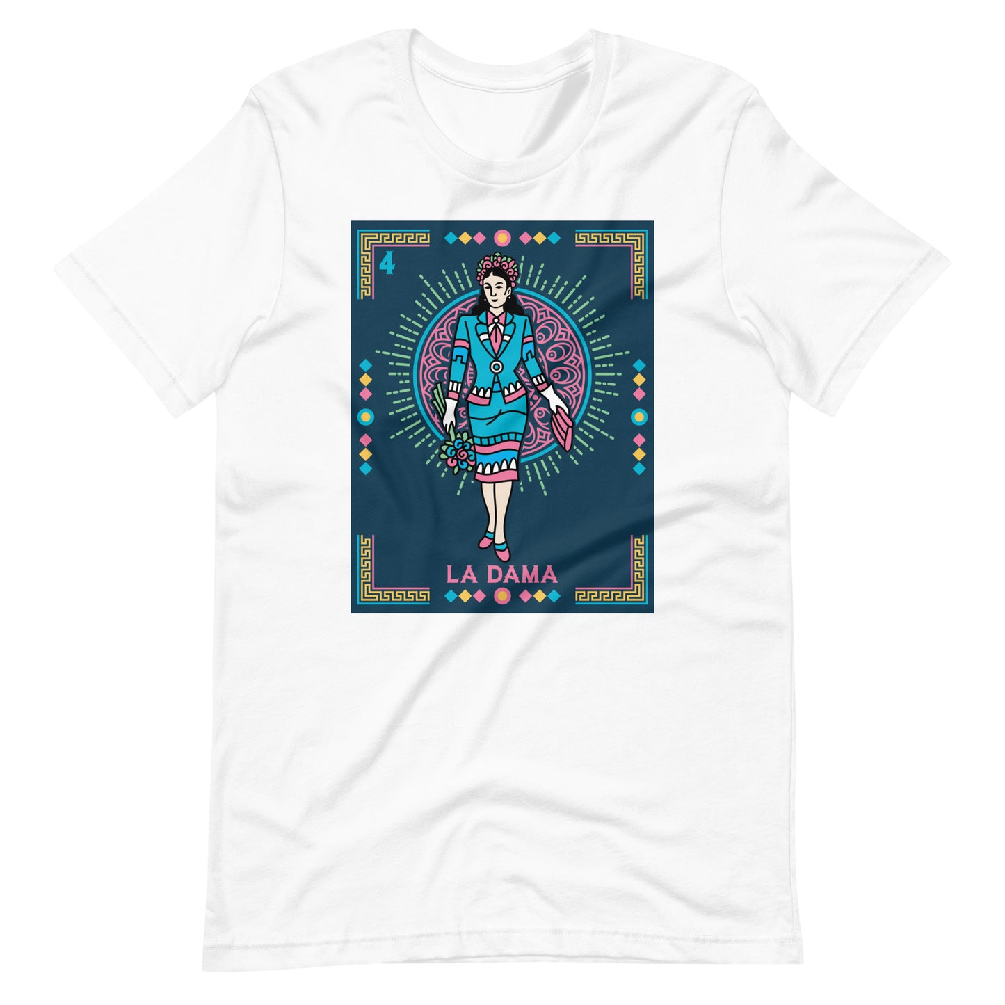 La Dama Mexican Loteria Unisex t-shirt