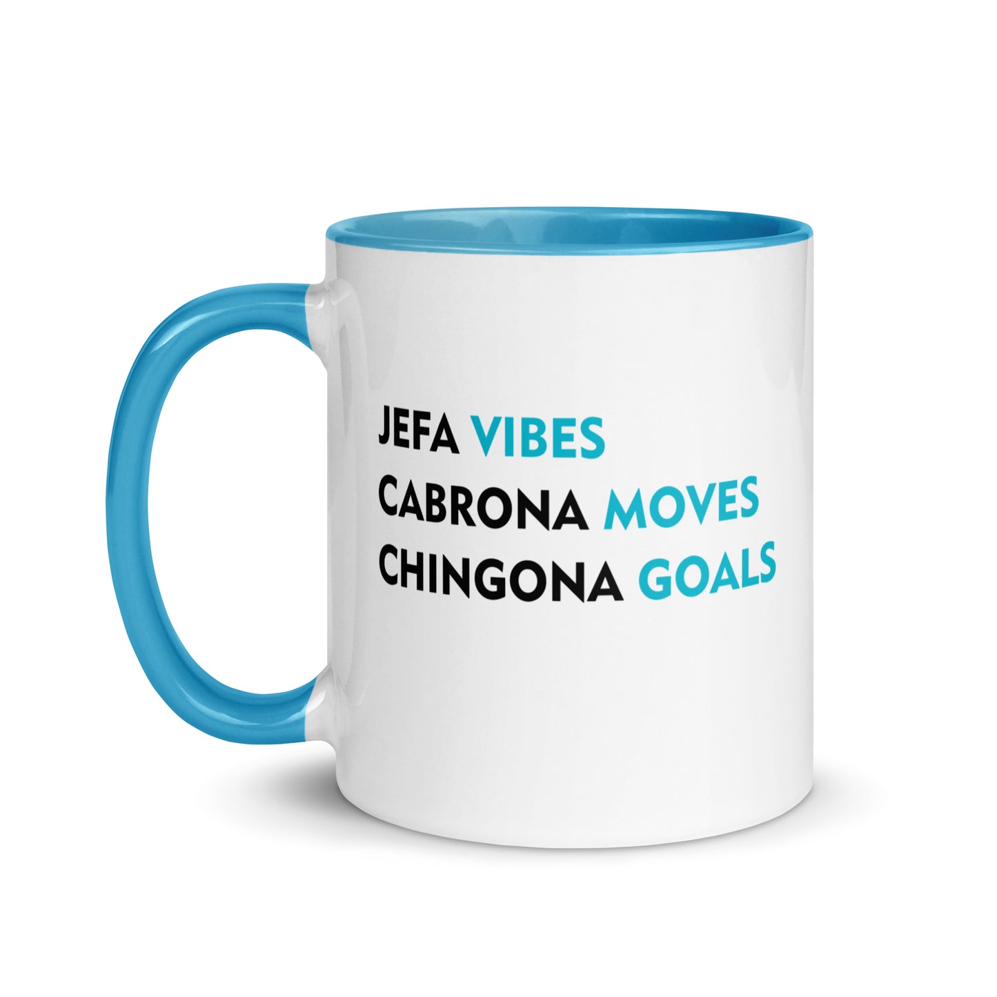 Jefa Vibes Cabrona Moves Chingona Goals Latina Mug