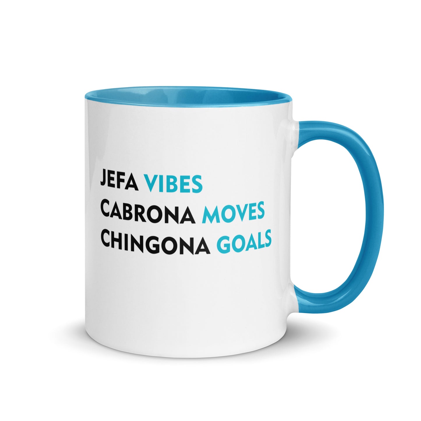 Jefa Vibes Cabrona Moves Chingona Goals Latina Mug