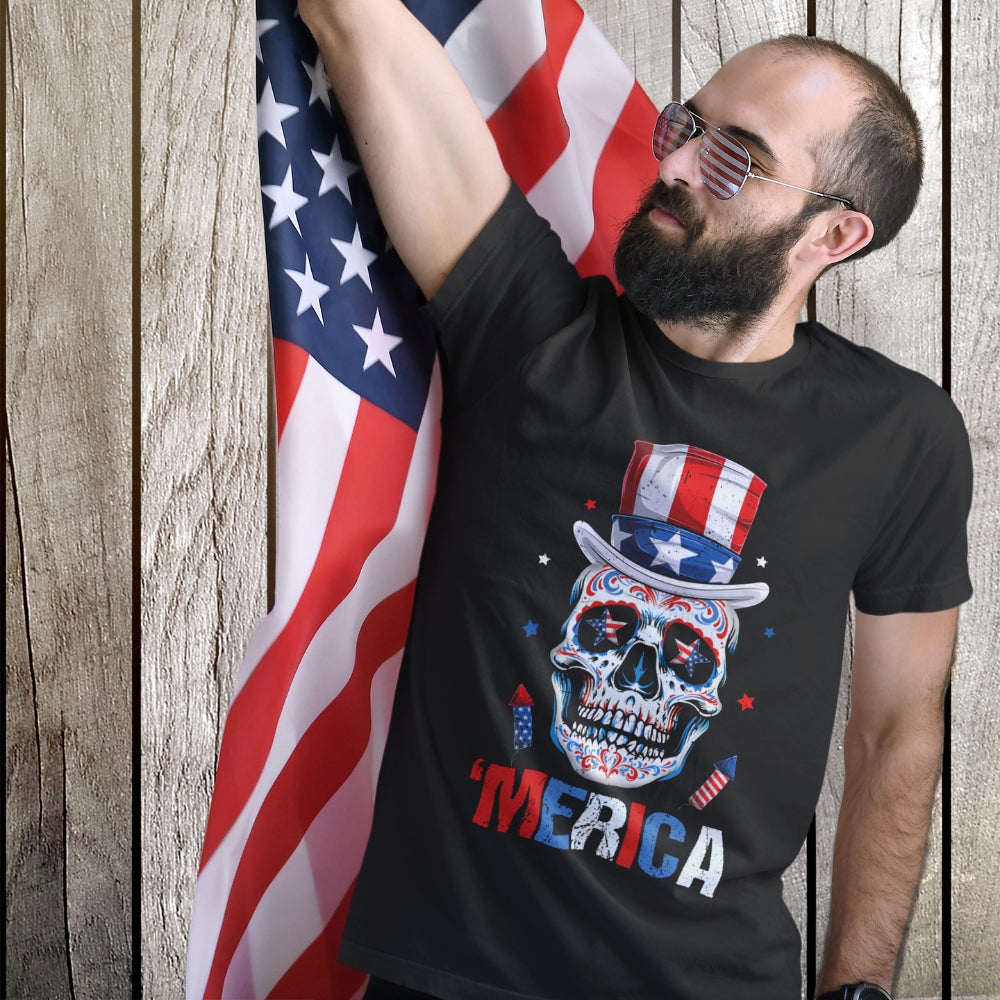 Americano Sugar Skull T-Shirt