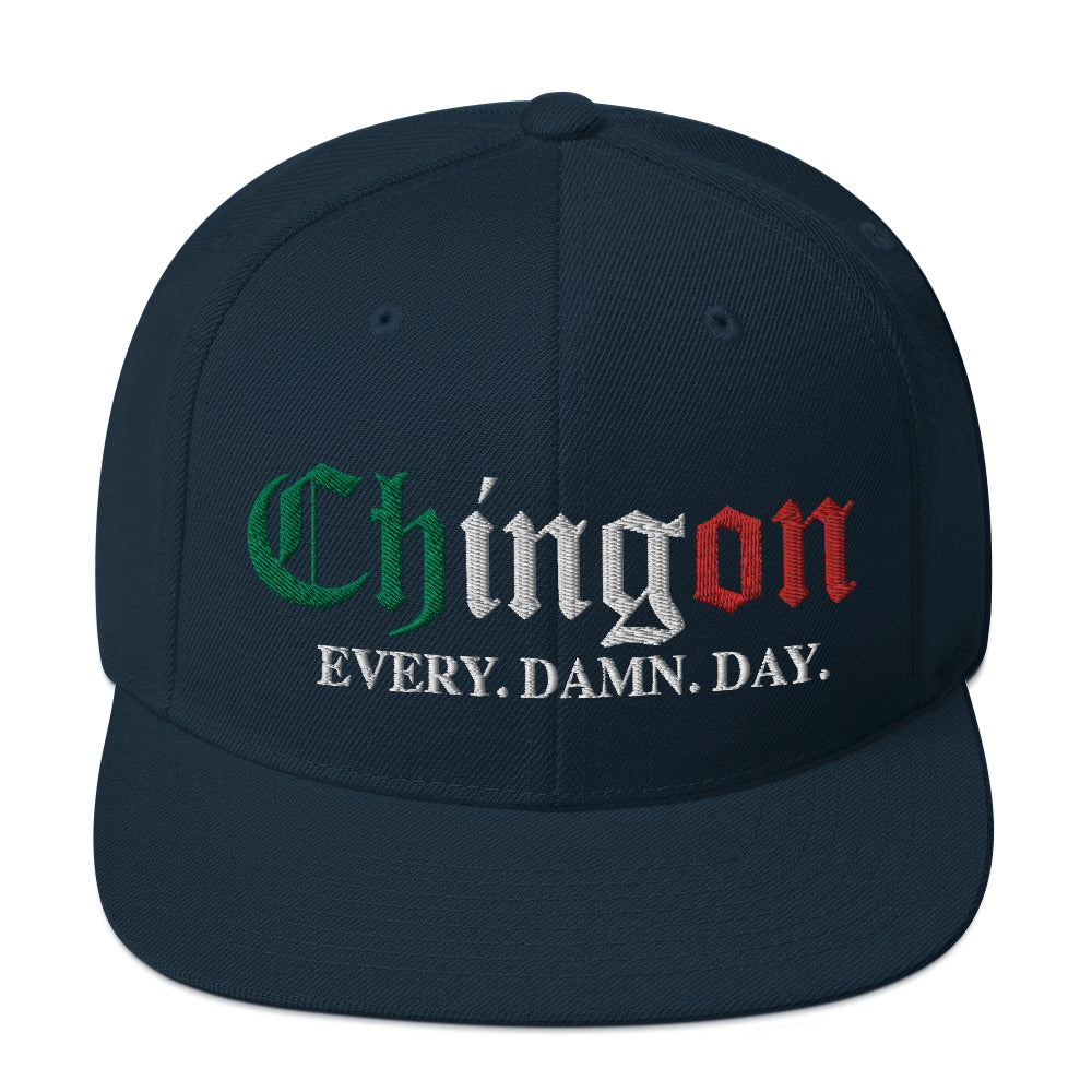 Chingon Every Damn Day Snapback Hat