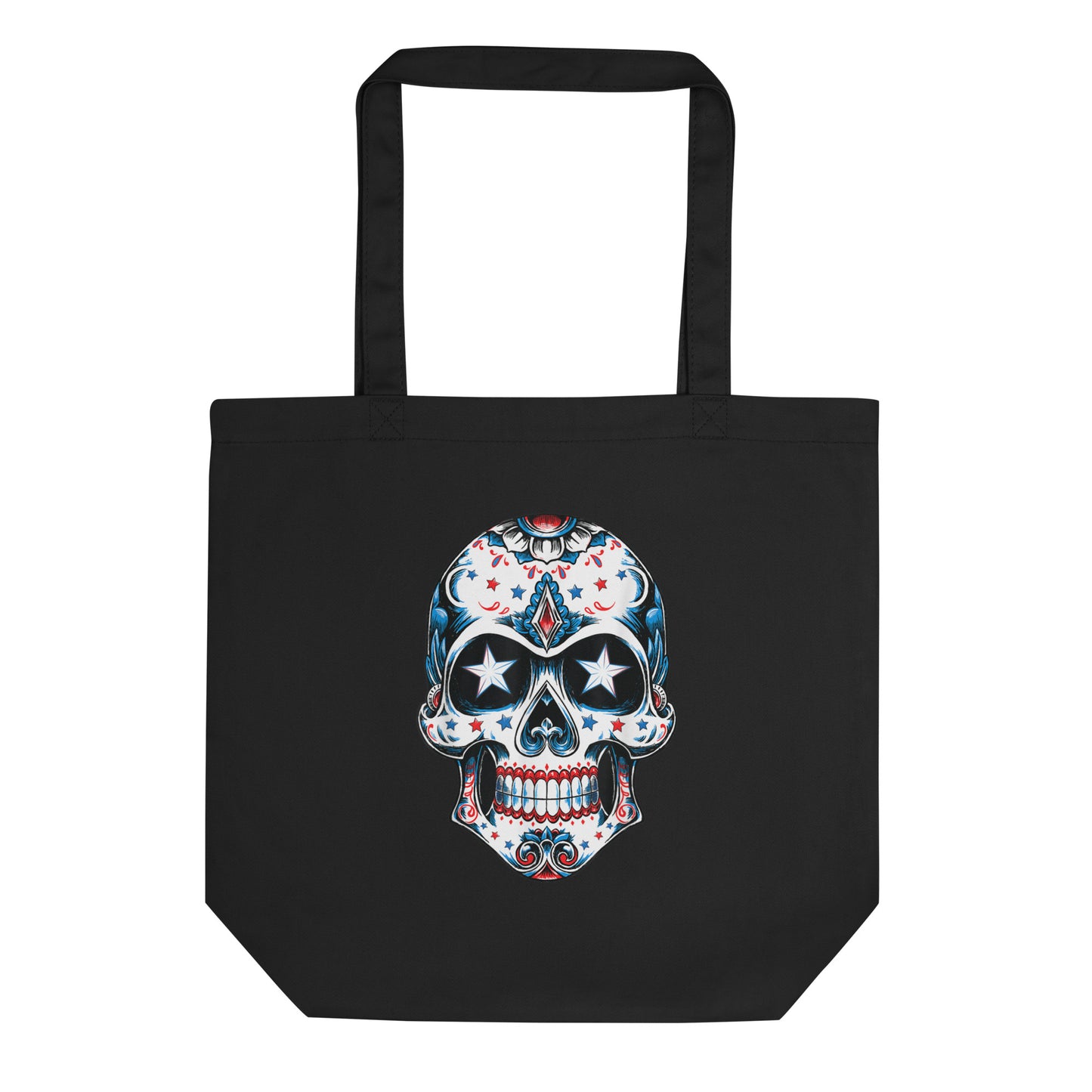 Mexicano Sugar Skull Organic Tote Bag