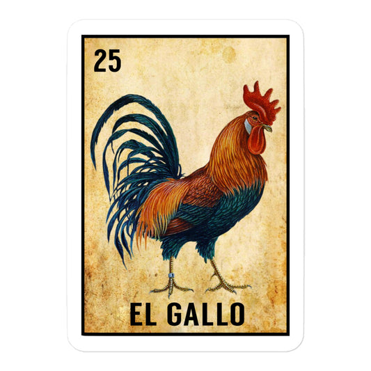 El Gallo Bubble-free Sticker