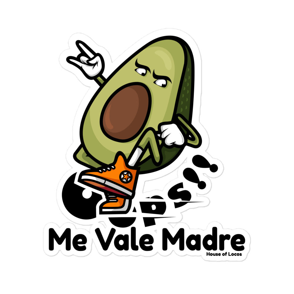 Oops Me Vale Madre Bubble-free stickers