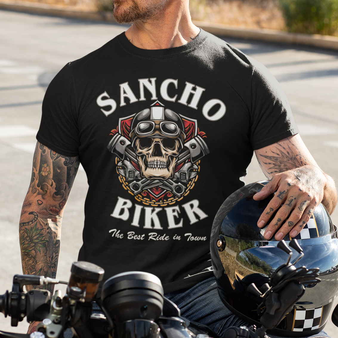 Sancho Biker The Best Ride in Town T-Shirt