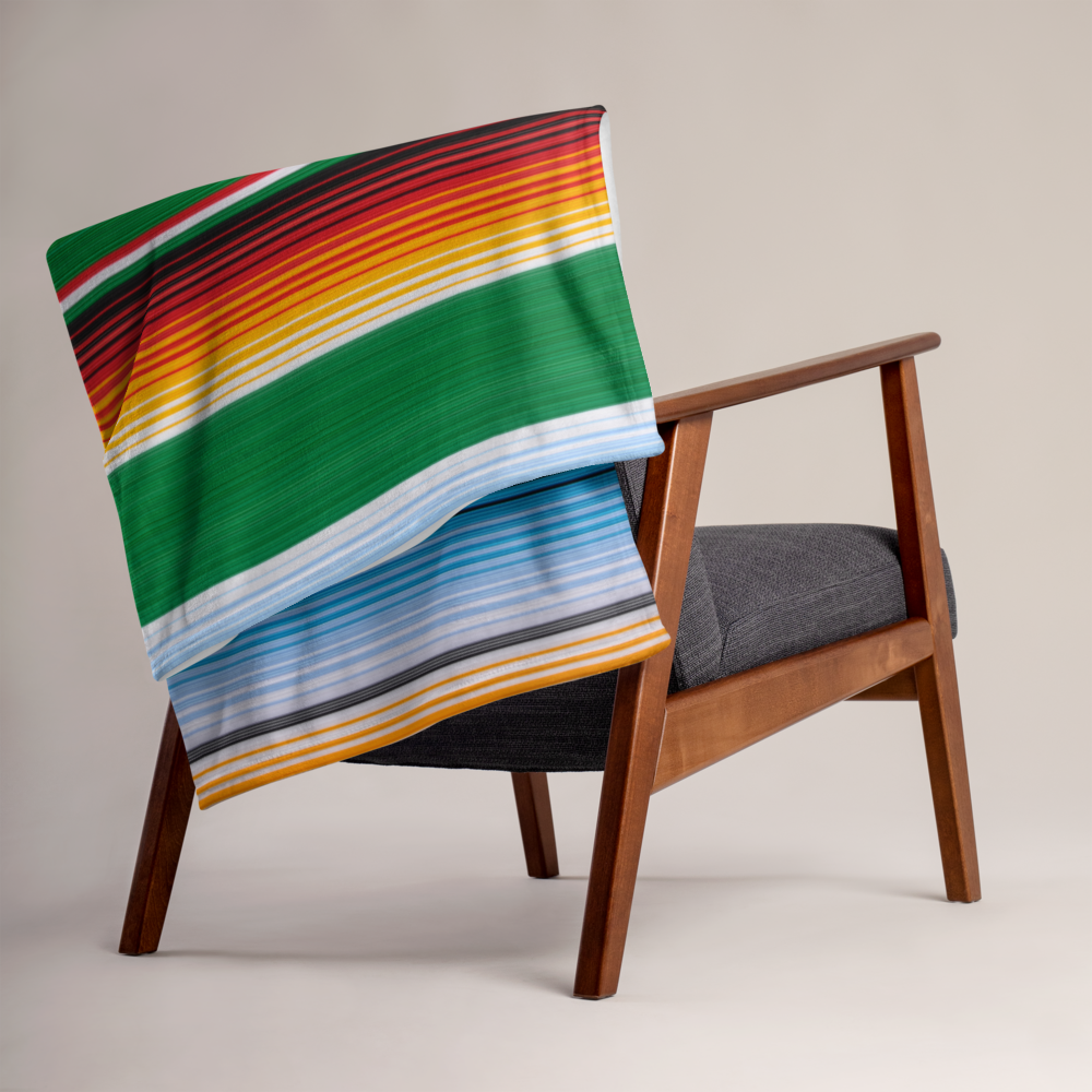 Mexican Serape Throw Blanket