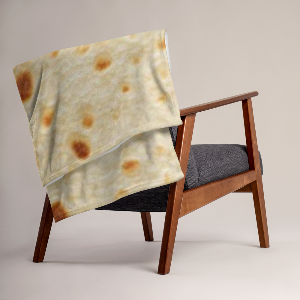 Tortilla Pattern Throw Blanket