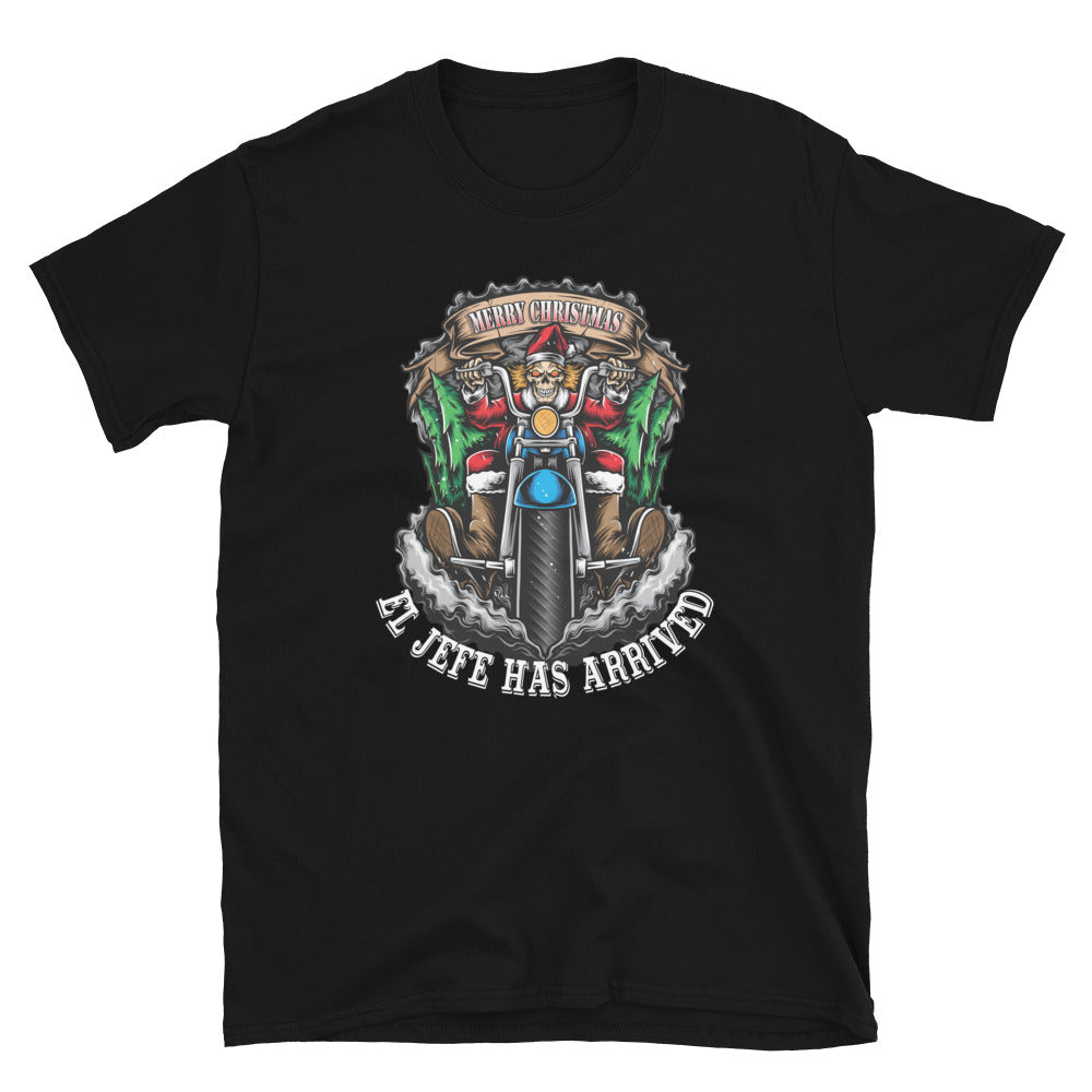 Merry Christmas El Jefe Has Arrived Christmas T-Shirt