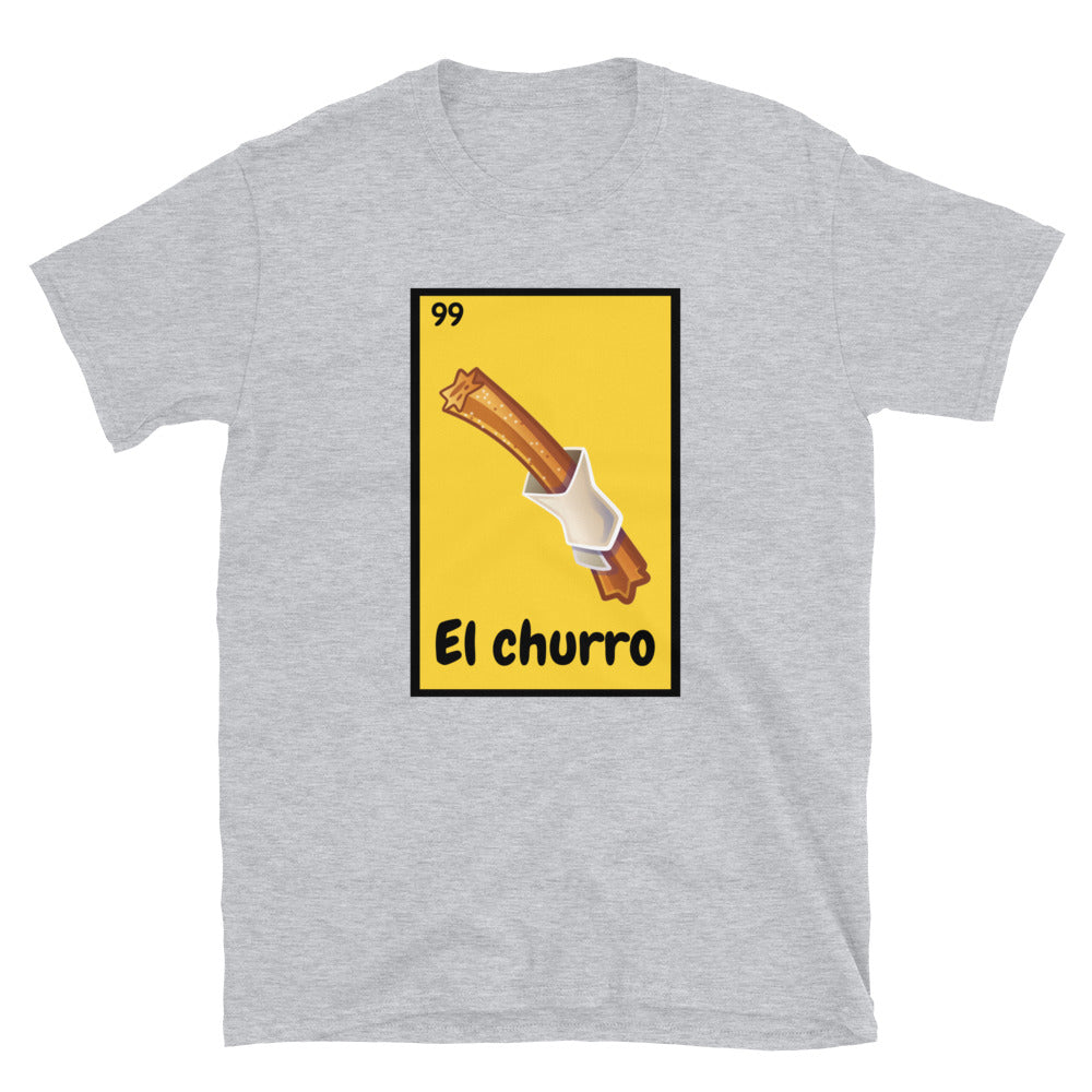 El Churro Mexican Loteria T-Shirt