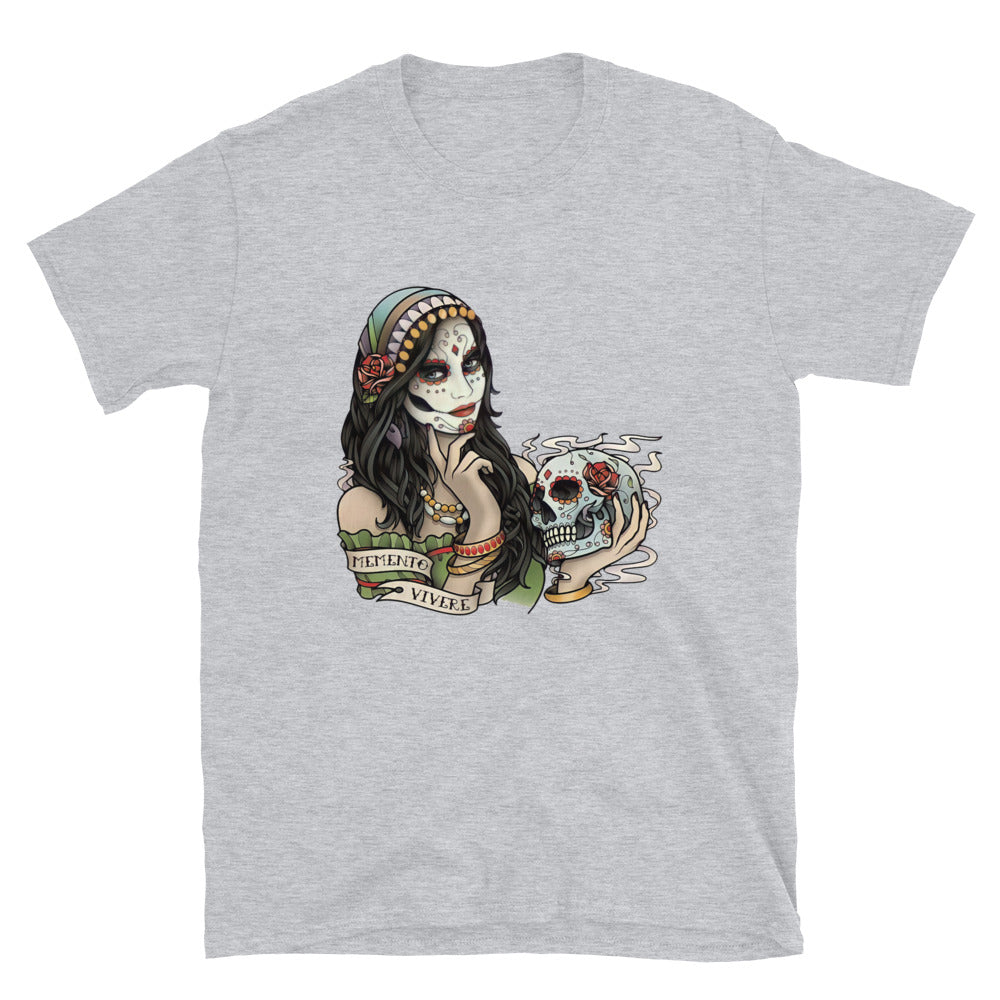 Memento Vivere Dia De Los Muertos T-Shirt