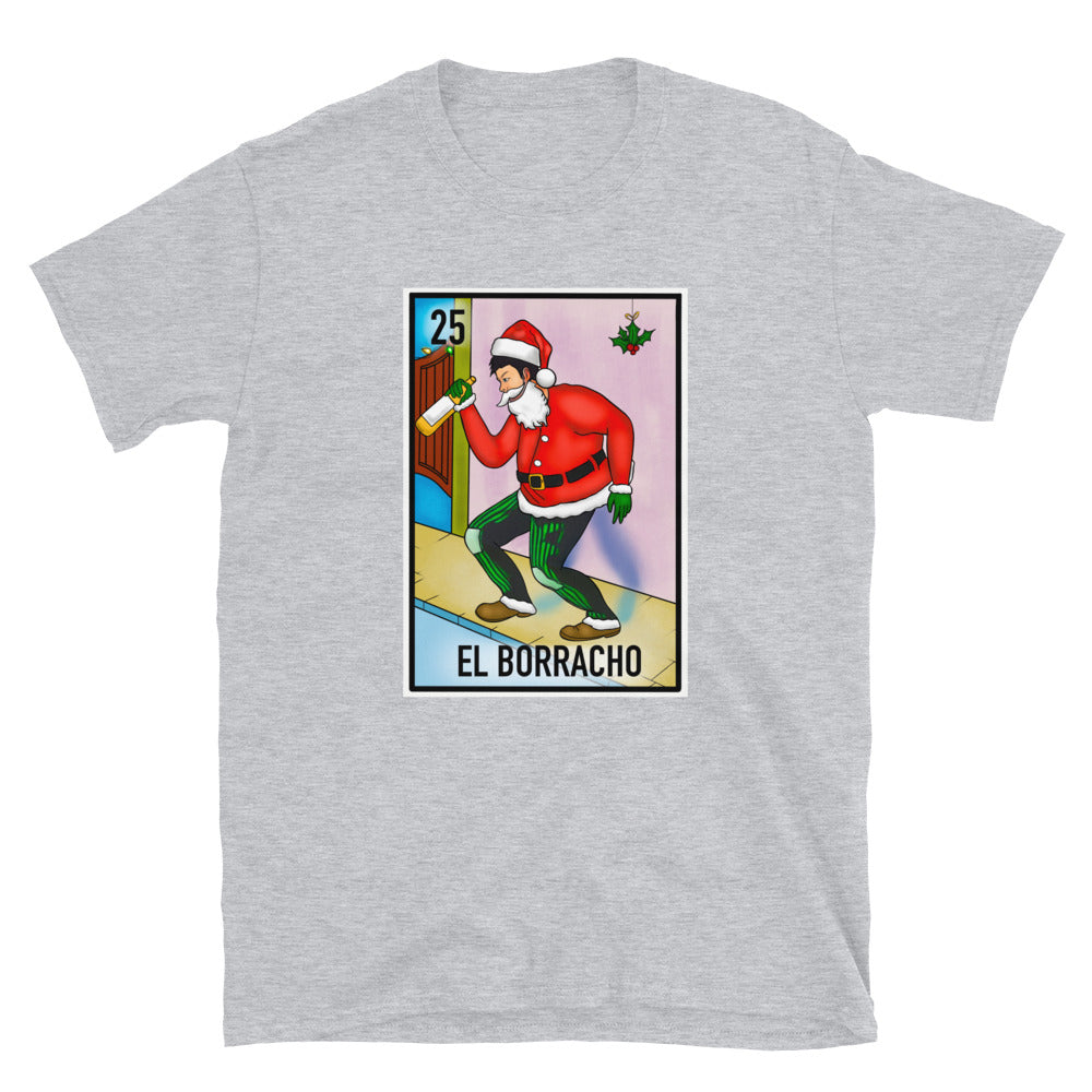 El Borracho Christmas Unisex T-Shirt