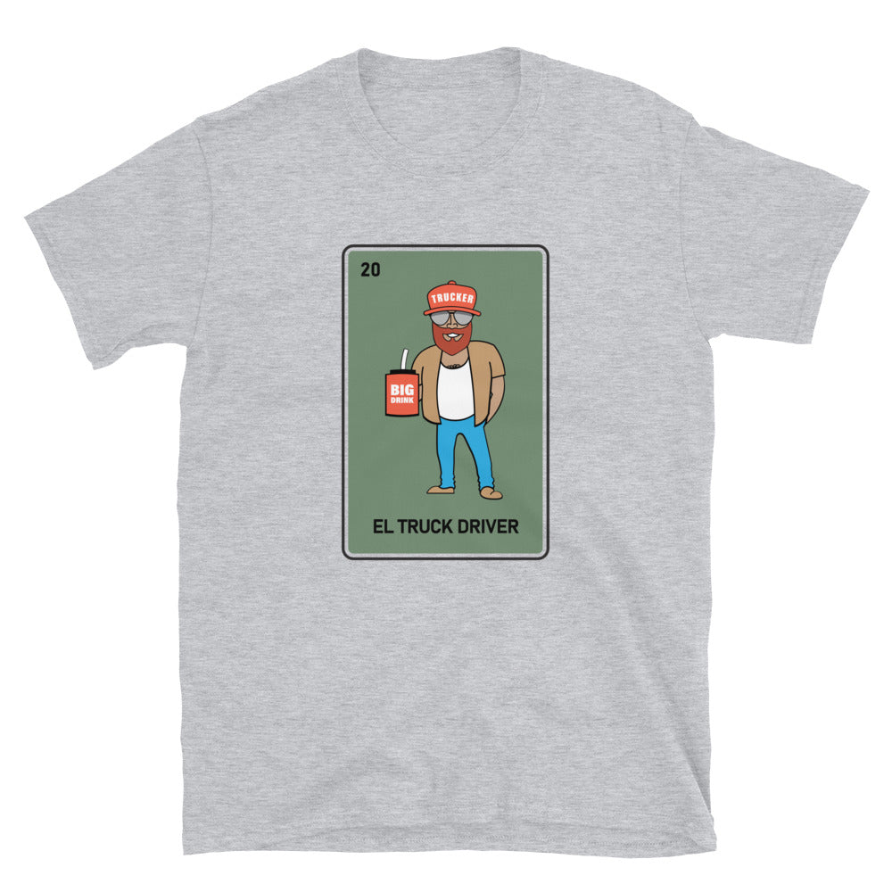 El Trucker Mexican Loteria T-Shirt