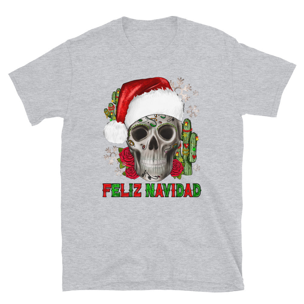 Sugar Skull Feliz Navidad T-Shirt