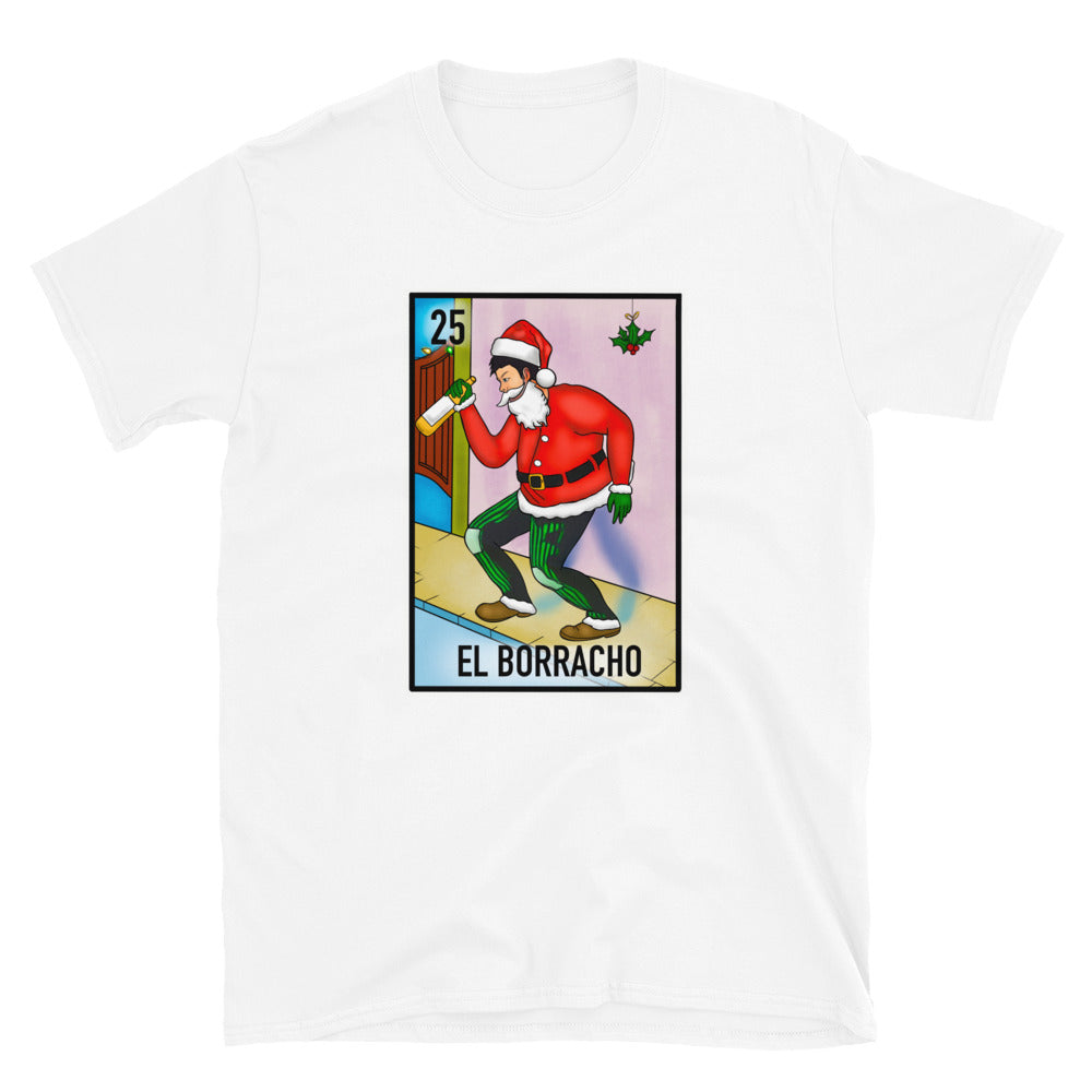 El Borracho Christmas Unisex T-Shirt