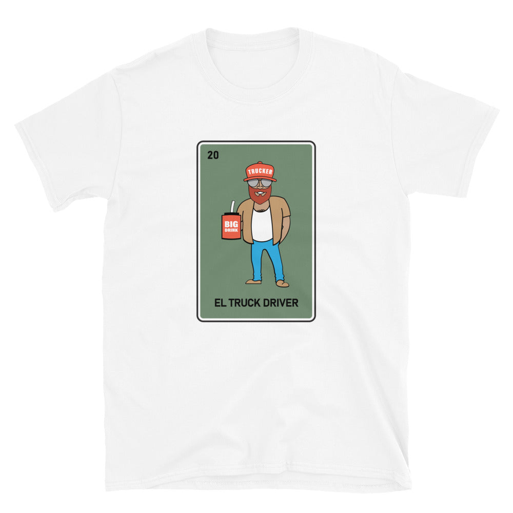 El Trucker Mexican Loteria T-Shirt