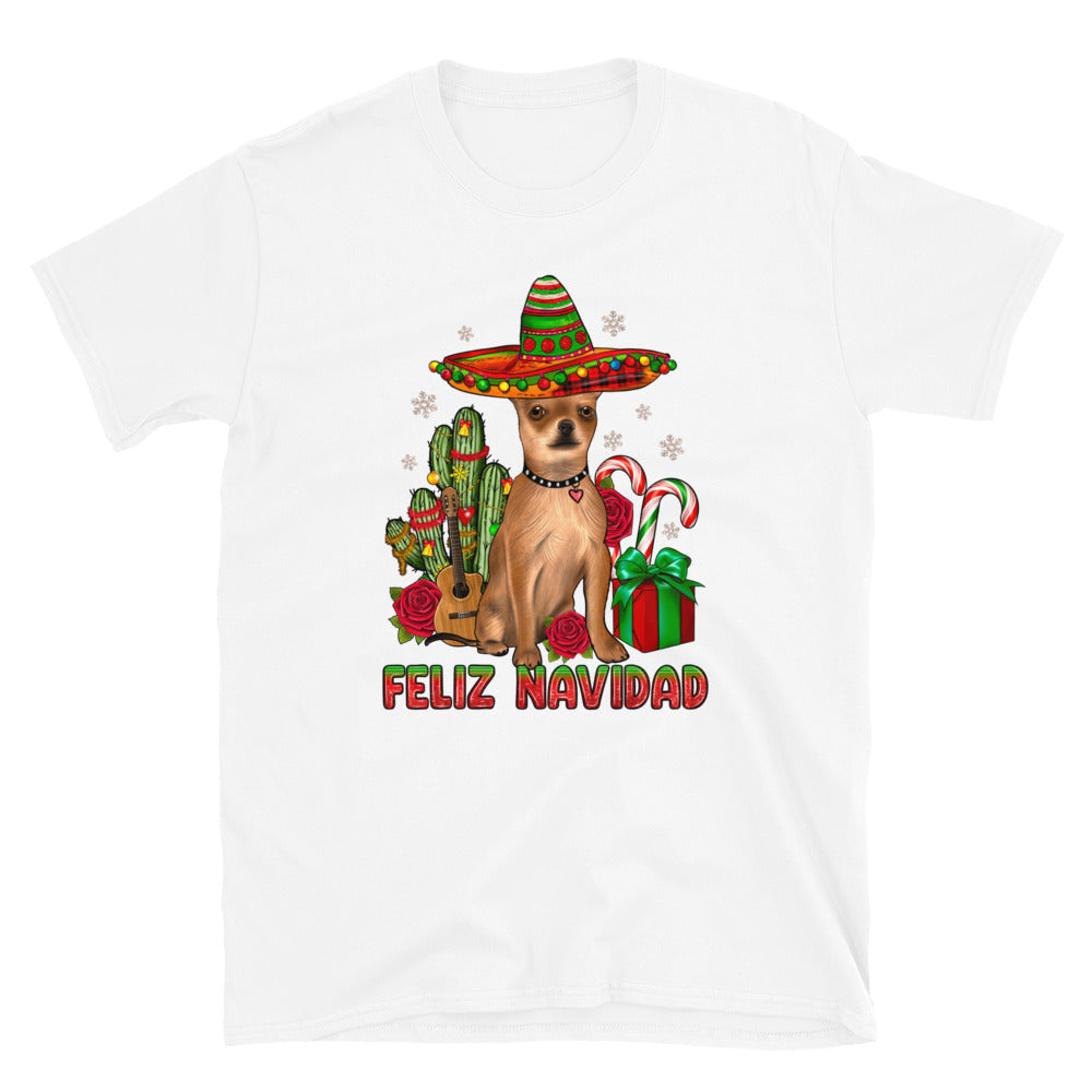 Chihuahua Feliz Navidad Ugly Christmas T-Shirt