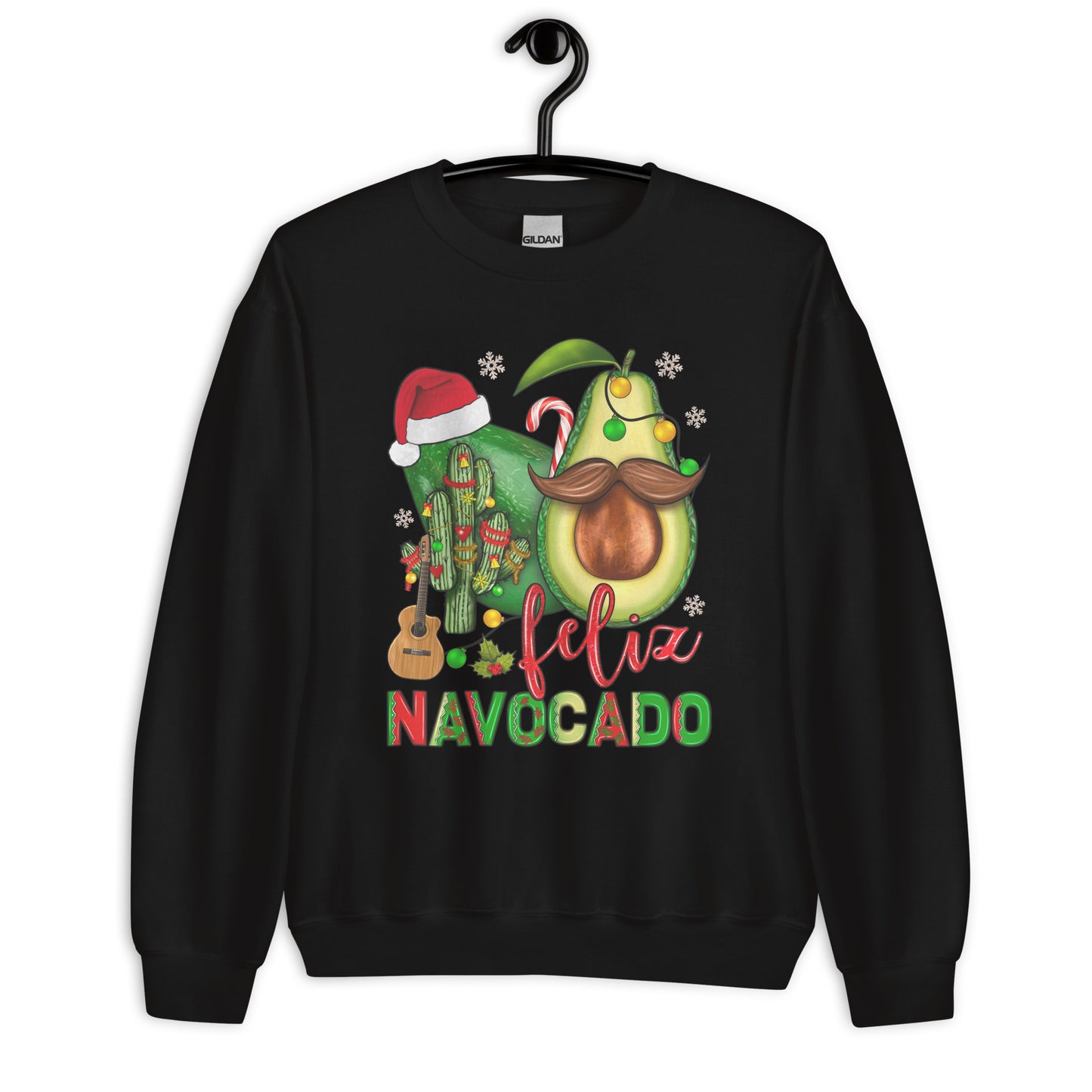 Feliz Navocado Ugly Christmas Sweatshirt