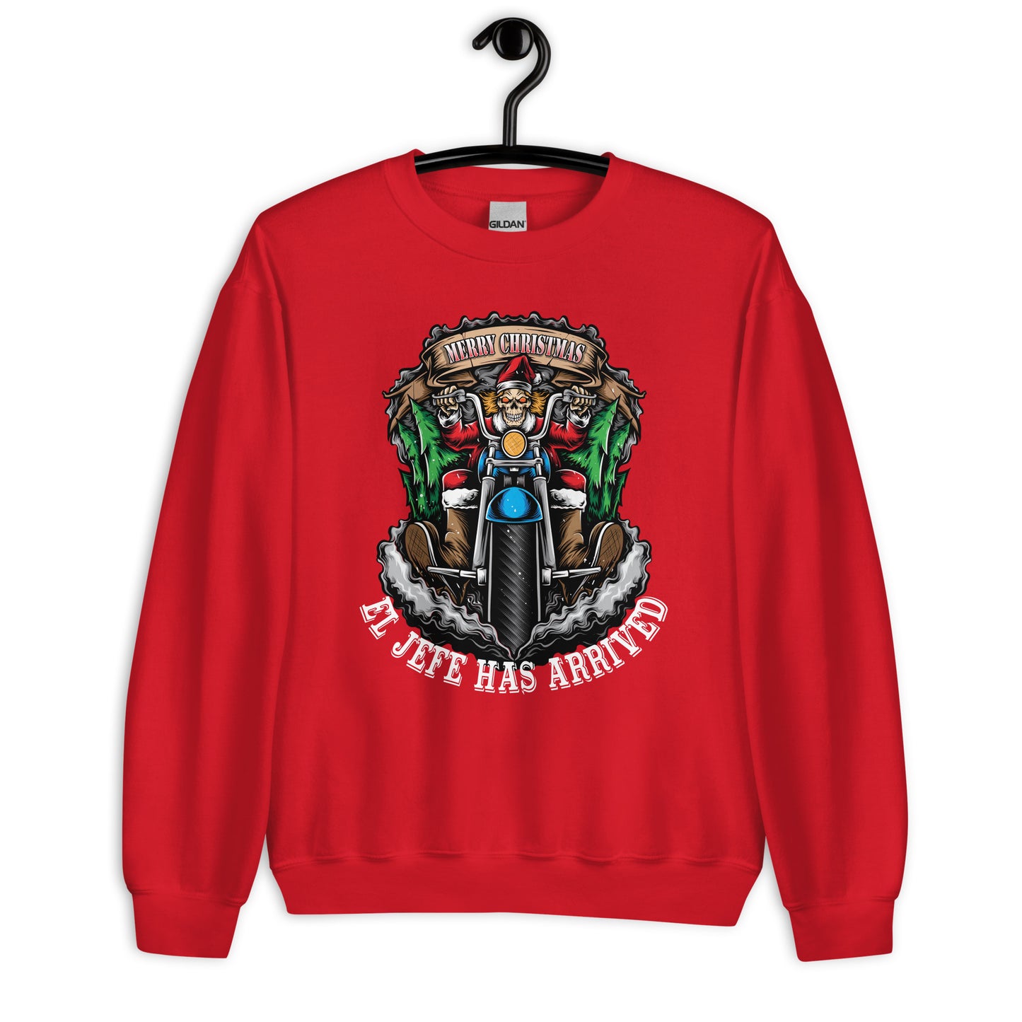 El Jefe Has Arrived Ugly Navidad Sweatshirt