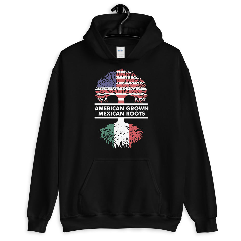 American Grown Mexican Roots Unisex Hoodie