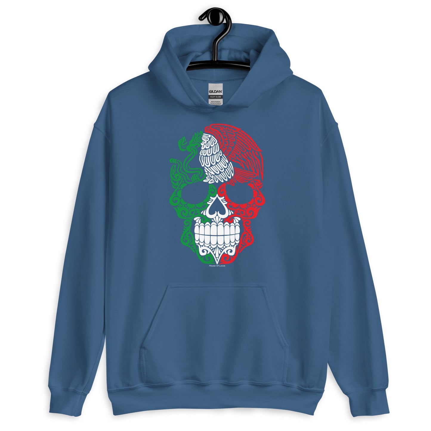 Calavera Mexicana con Aguila Hoodie