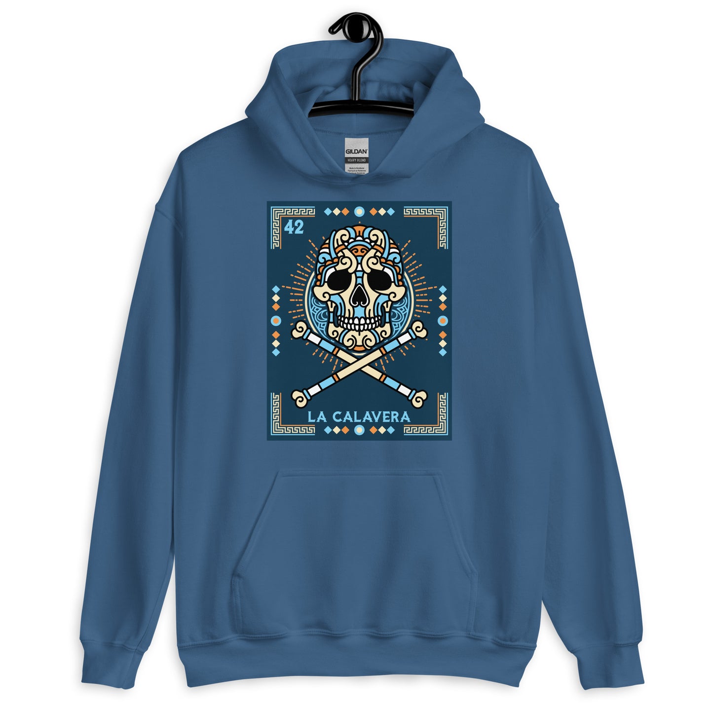 La Calavera Mexican Loteria Hoodie