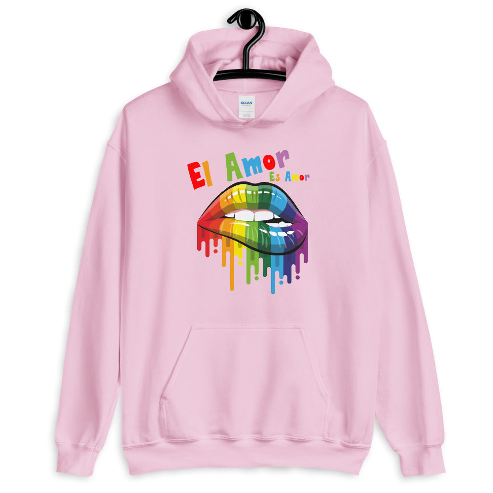 El Amor Es Amor - Love is Love - LGBTQ Pride Hoodie