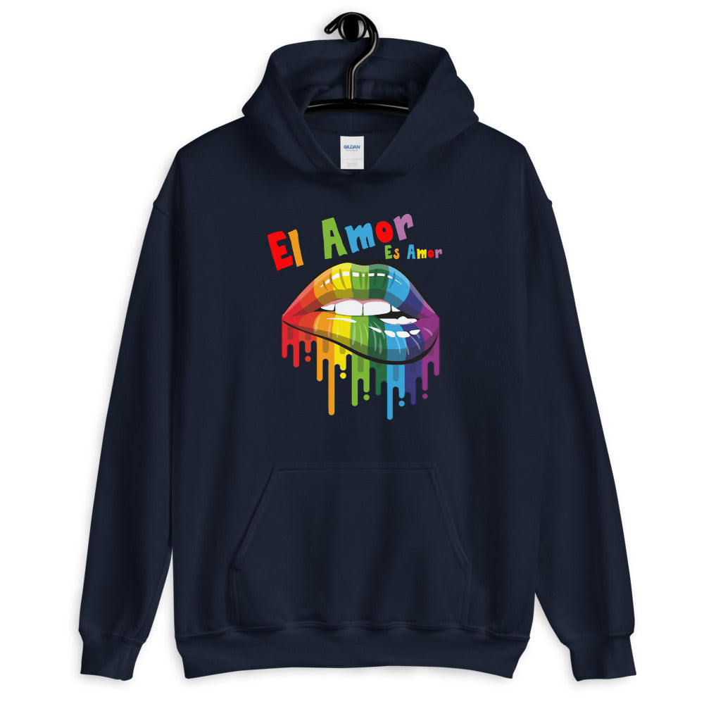 El Amor Es Amor - Love is Love - LGBTQ Pride Hoodie