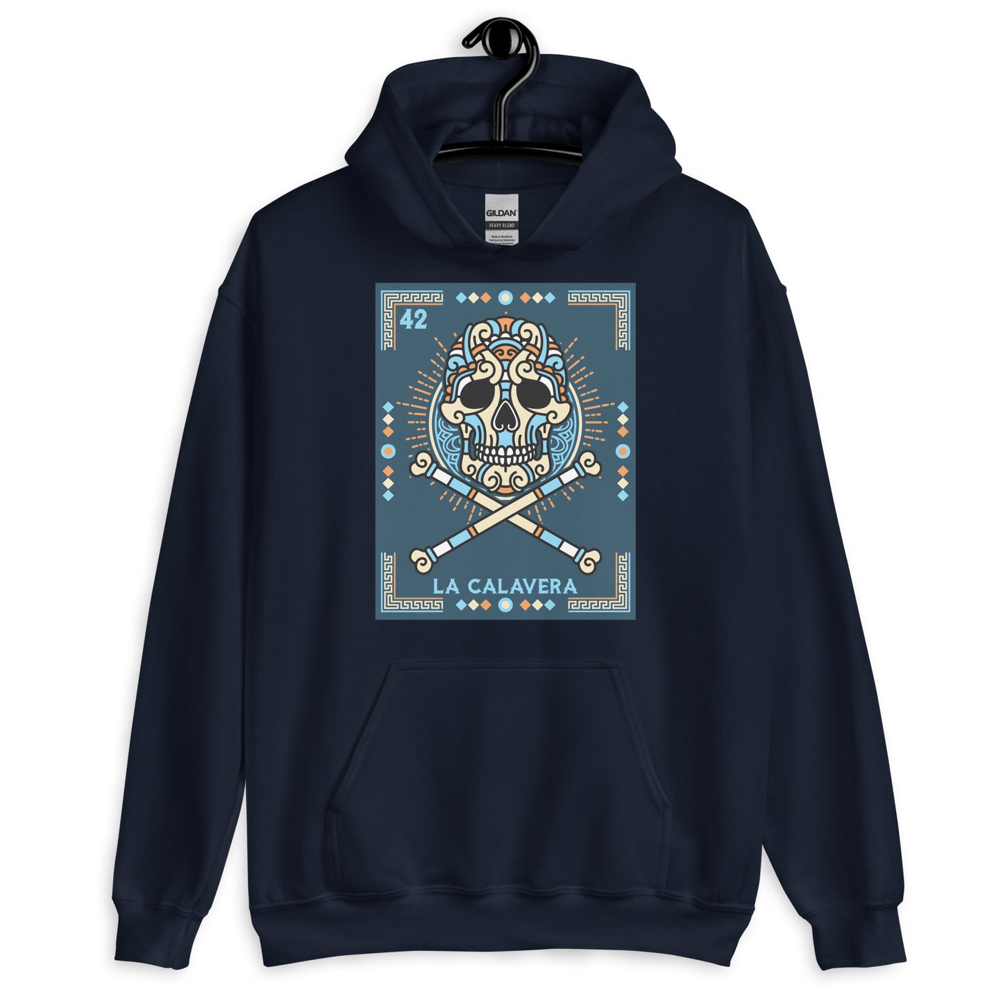 La Calavera Mexican Loteria Hoodie