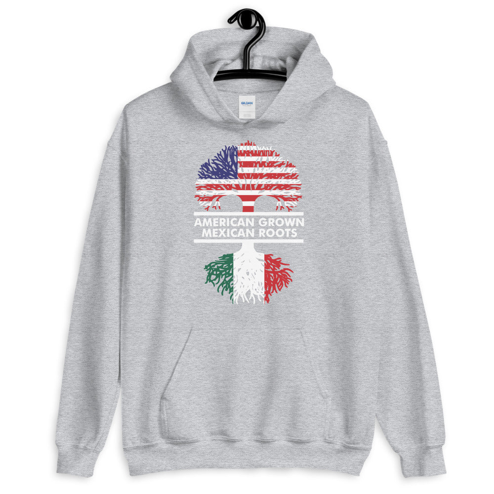 American Grown Mexican Roots Unisex Hoodie