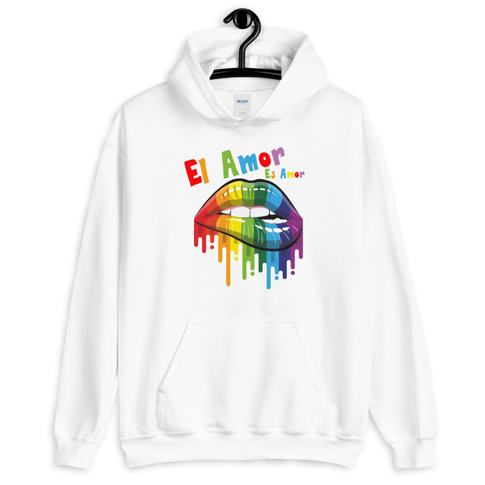 El Amor Es Amor - Love is Love - LGBTQ Pride Hoodie