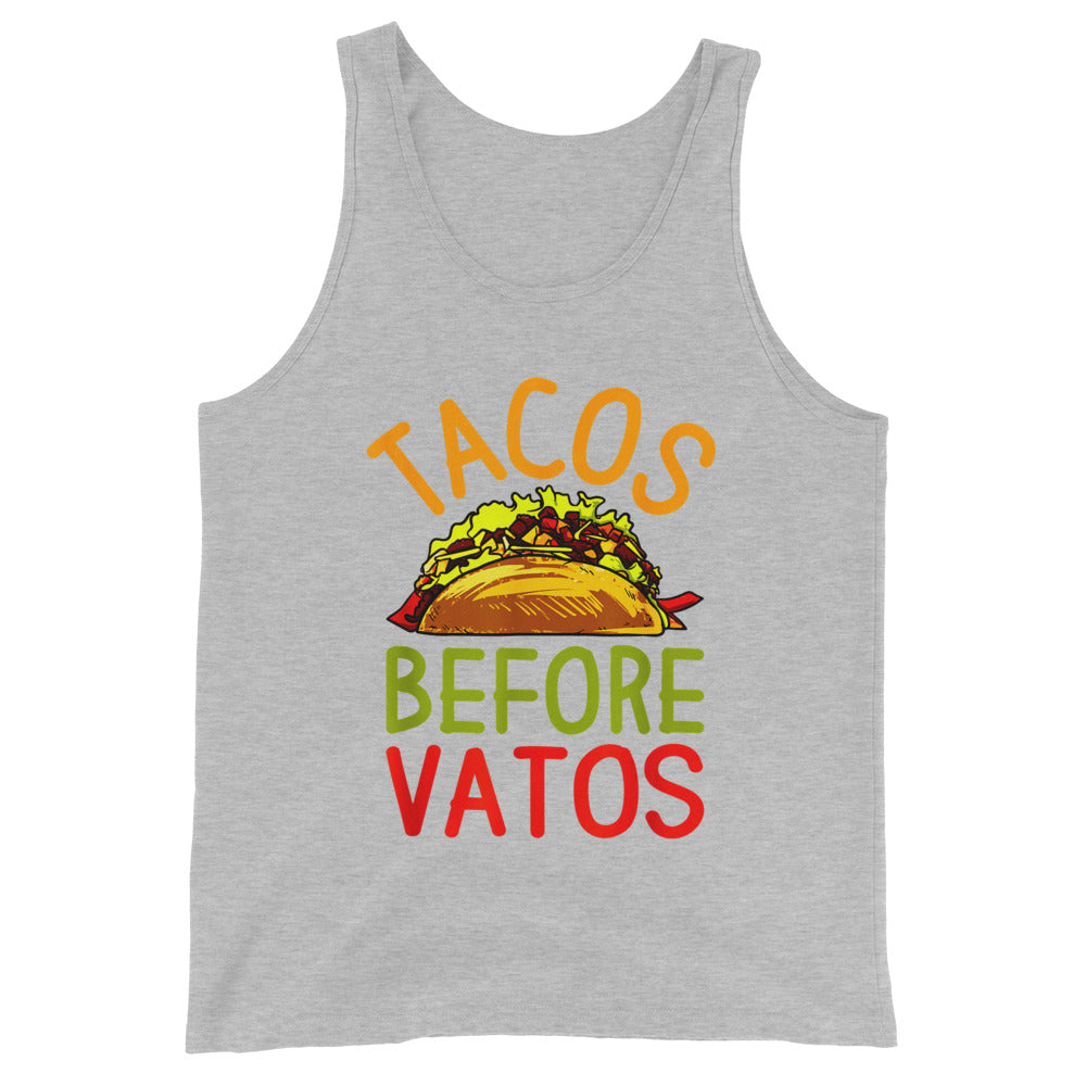 Tacos Before Vatos Unisex Tank Top