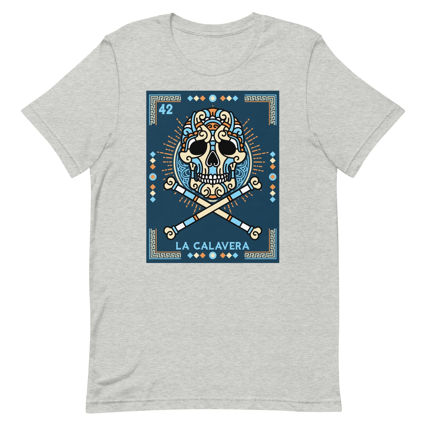 La Calavera Mexican Loteria T-Shirt - Premium