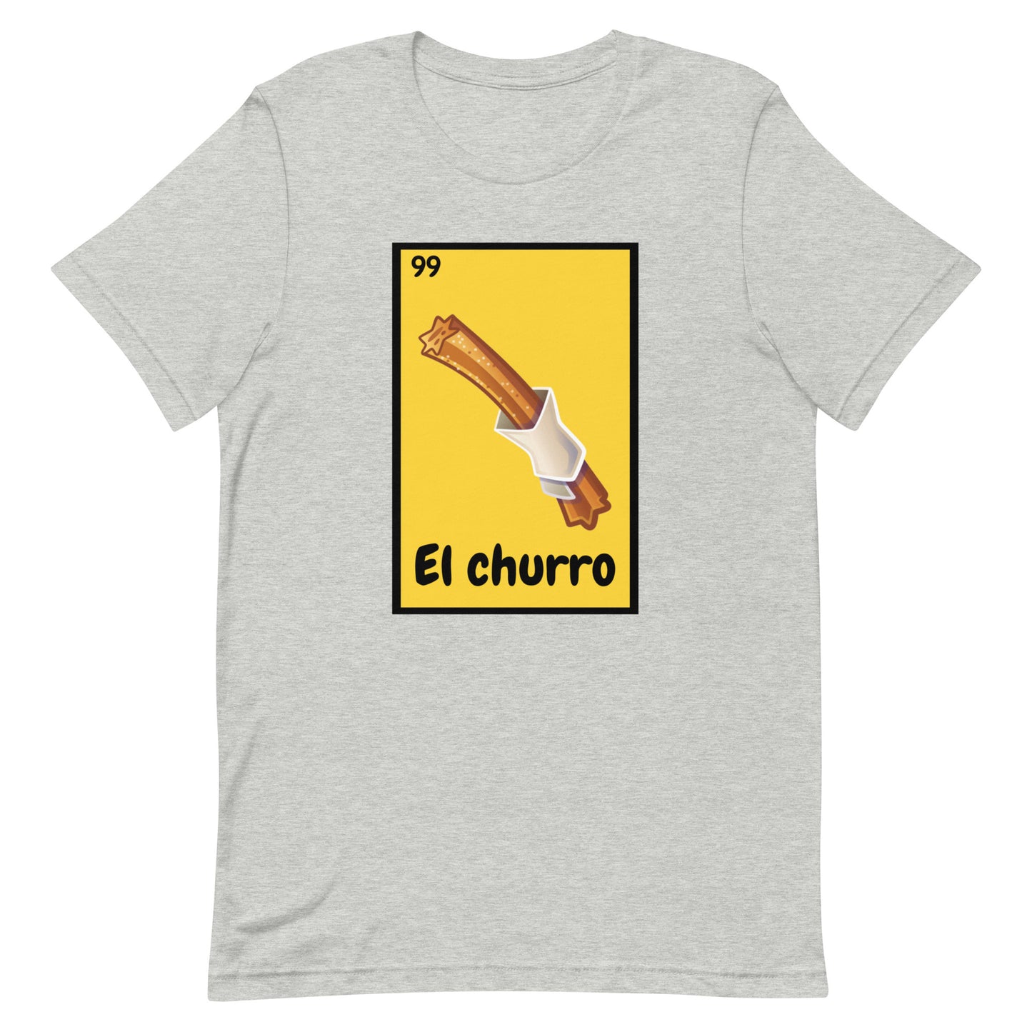 El Churro Mexican Loteria T-Shirt Premium