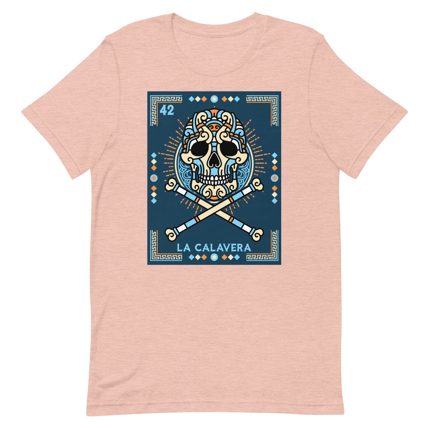 La Calavera Mexican Loteria T-Shirt - Premium