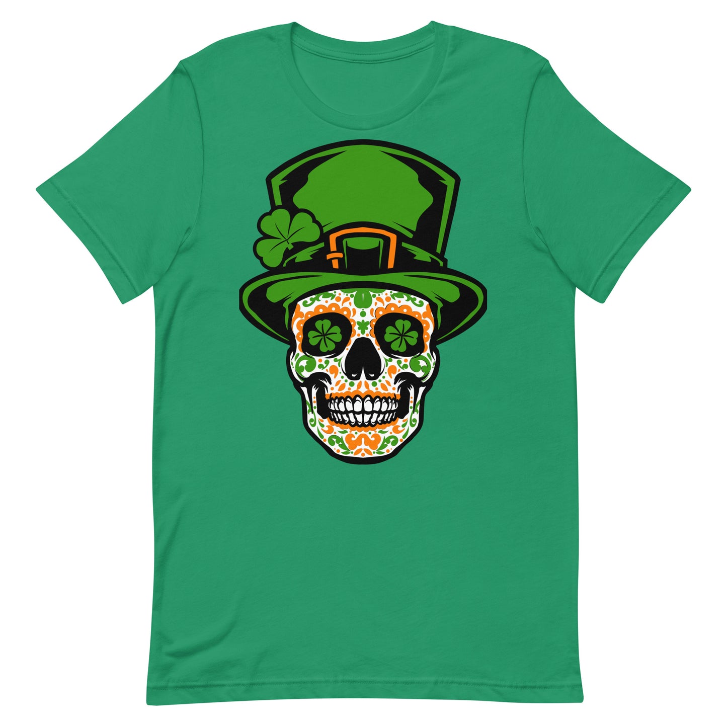 St. Patrick's Irish I Was Mexican Skull Unisex T-Shirt