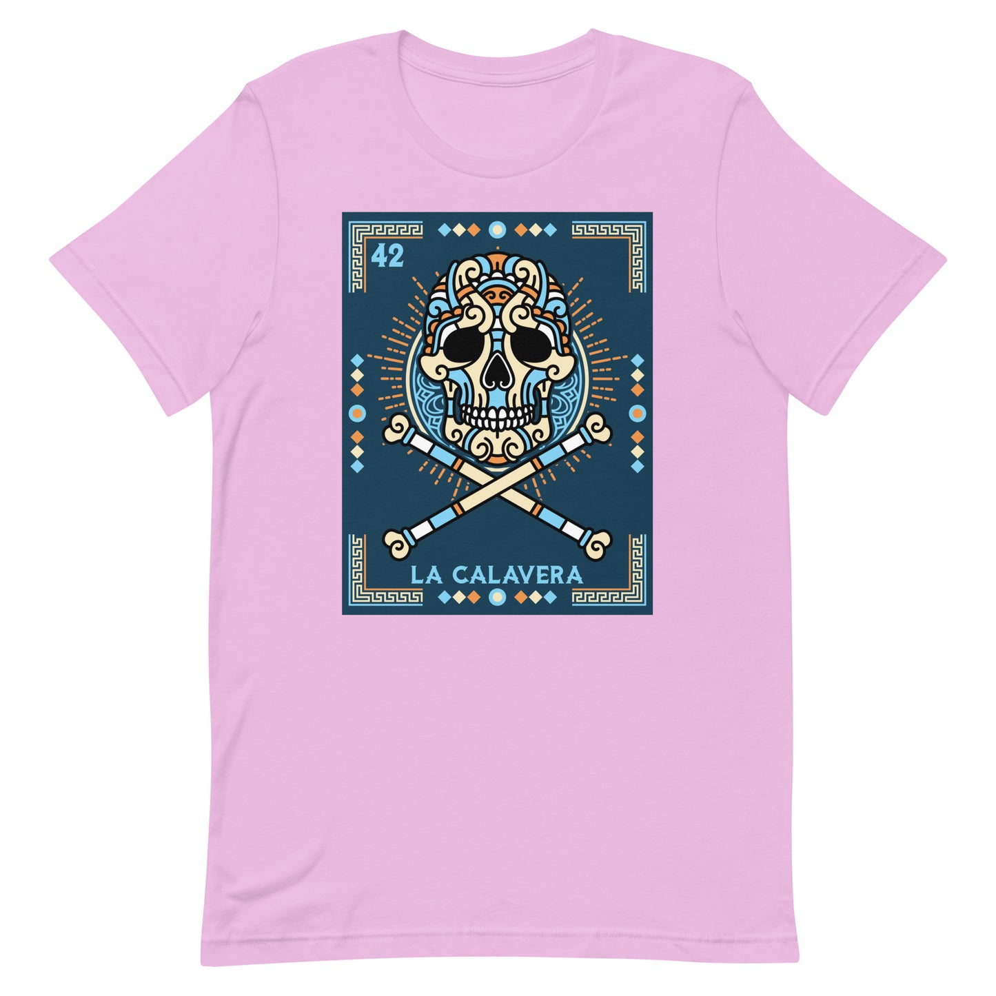 La Calavera Mexican Loteria T-Shirt - Premium