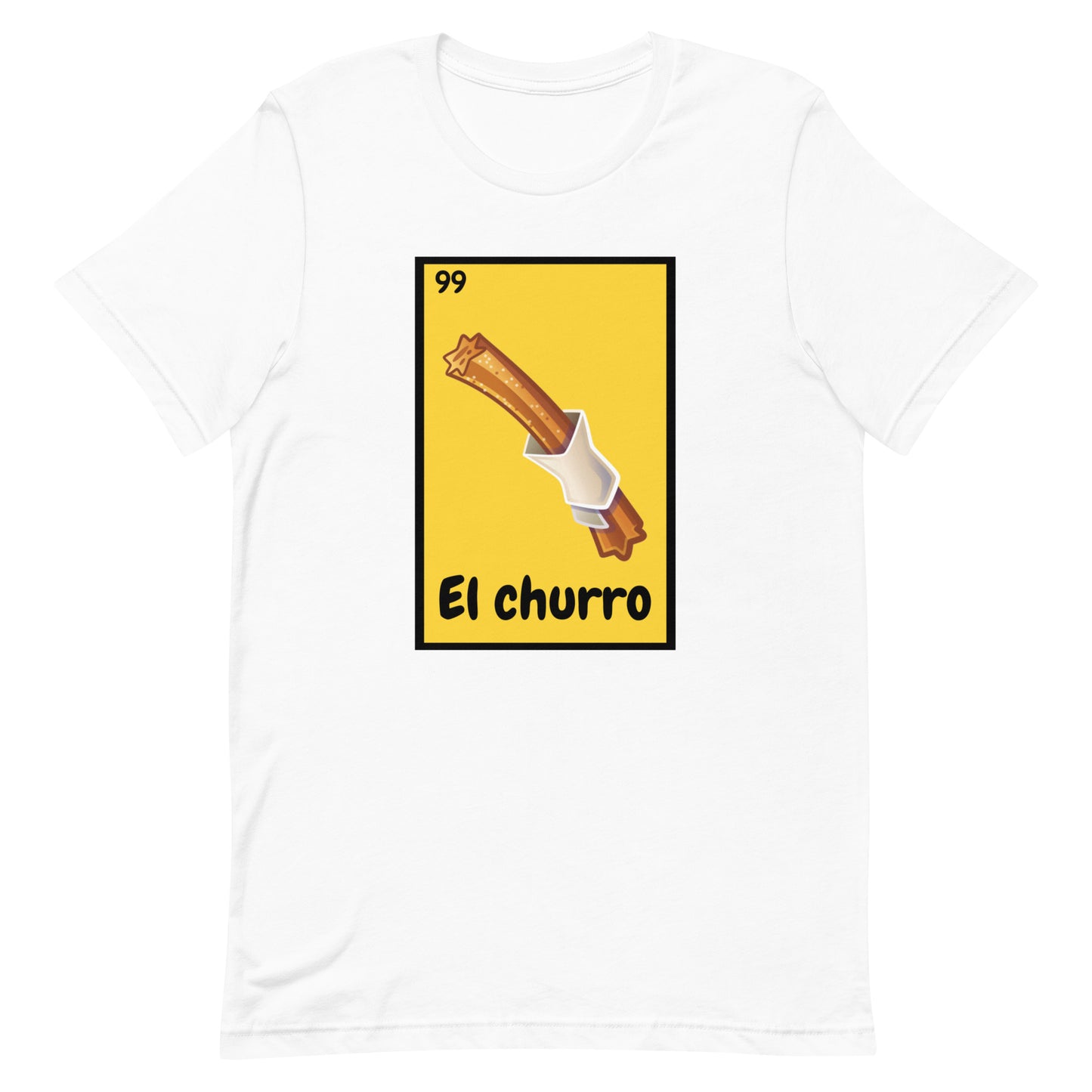 El Churro Mexican Loteria T-Shirt Premium