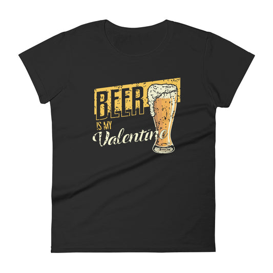 Beer is My Valentine Vintage Shirt for Women