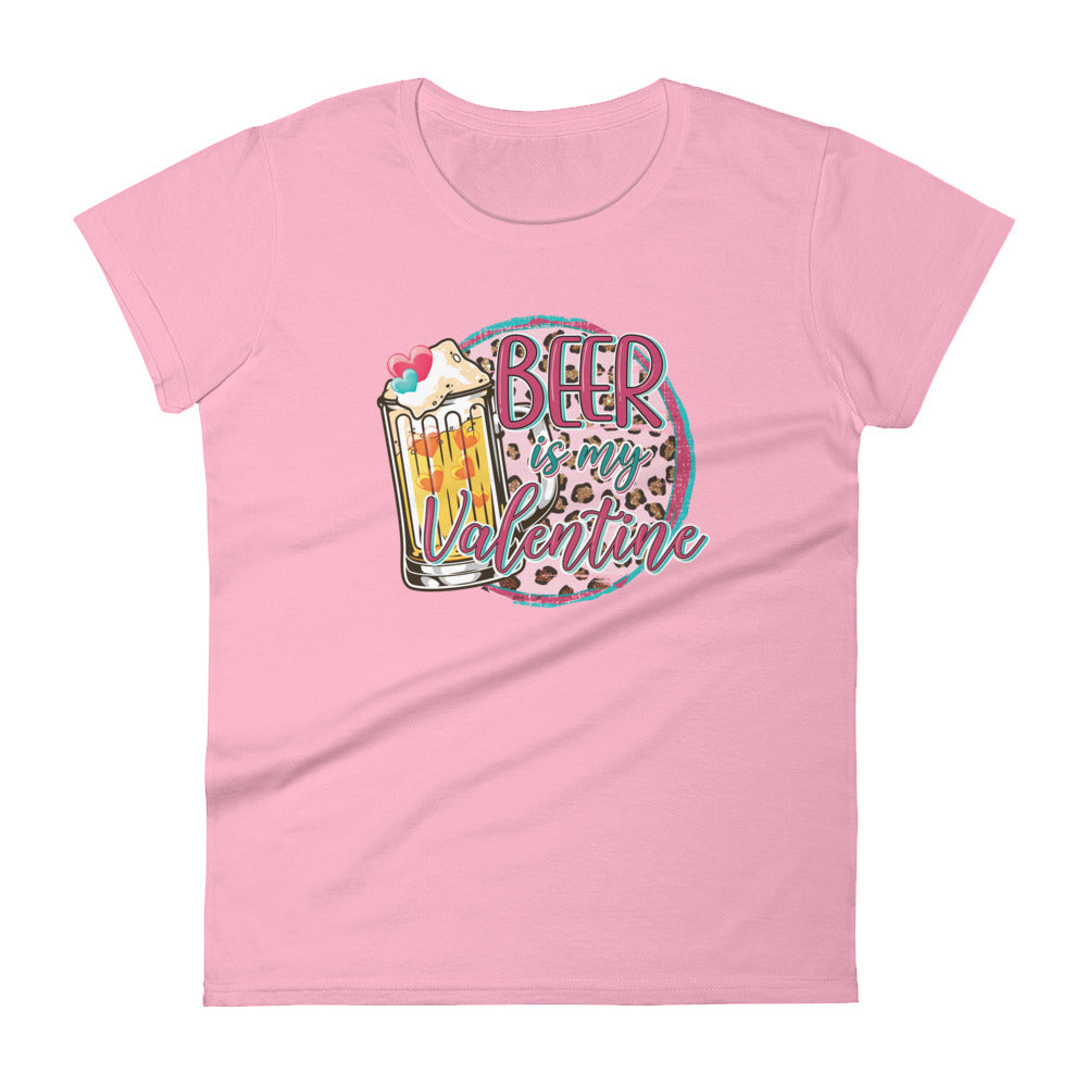 Beer is My Valentine T-Shirt for Women