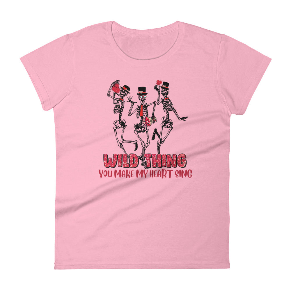 Wild Thing You Make My Heart Sing T-Shirt for Women