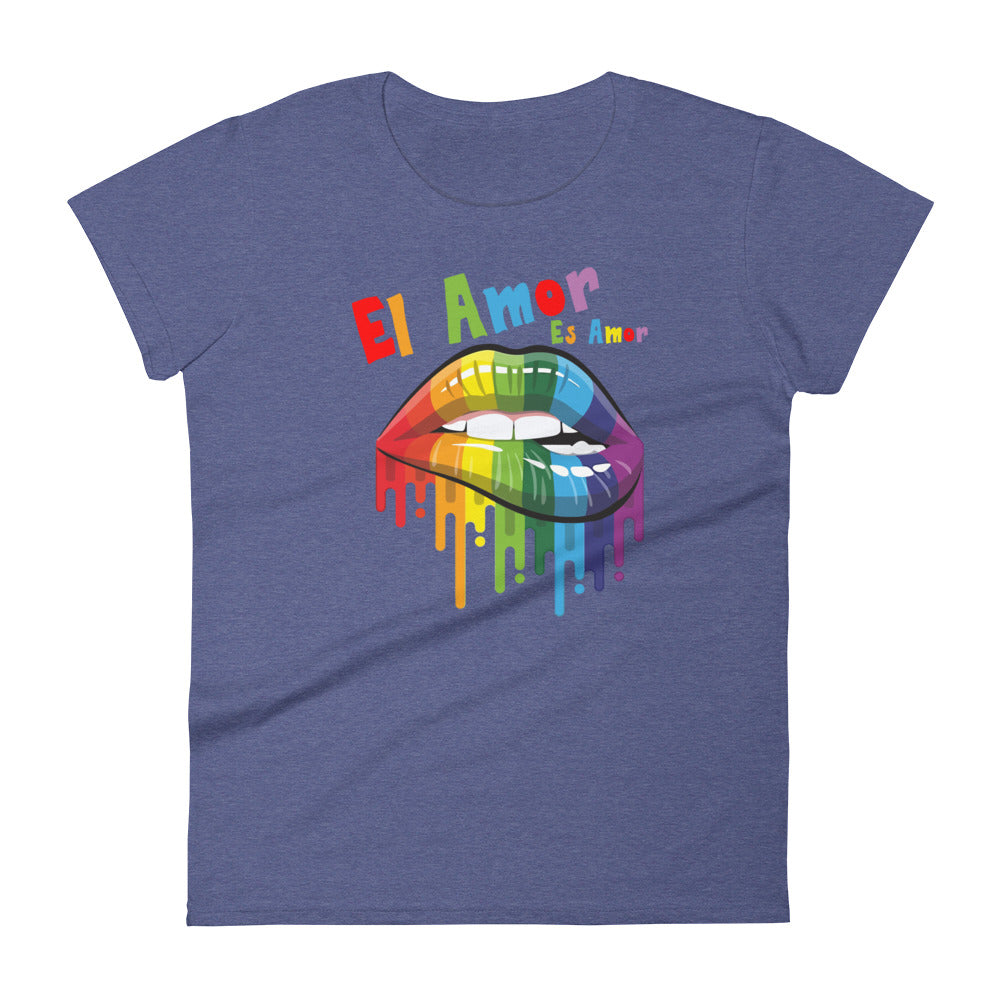 El Amor Es Amor - Love is Love LGBTQ Pride Shirt for Women