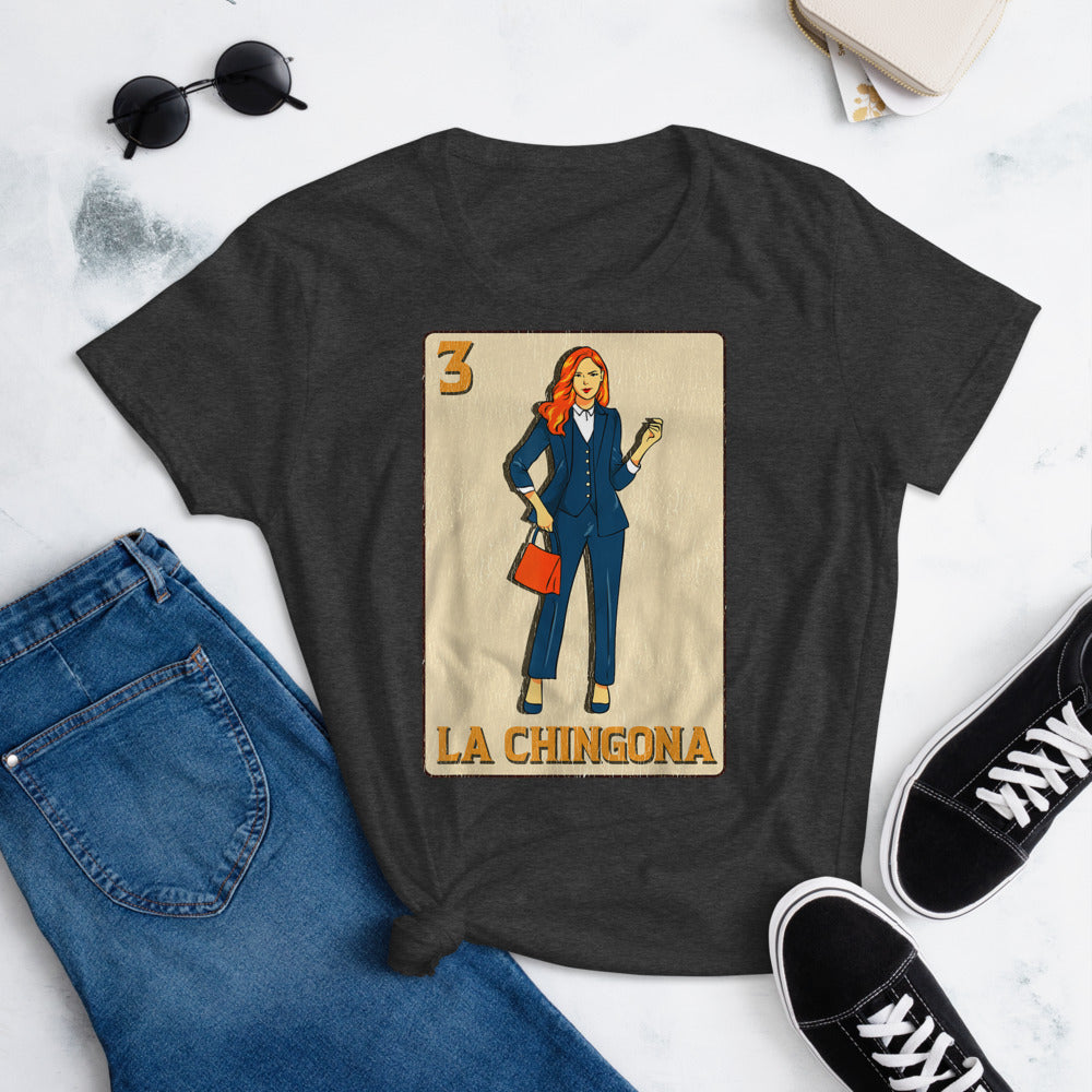 La Chingona Loteria T-Shirt for Women