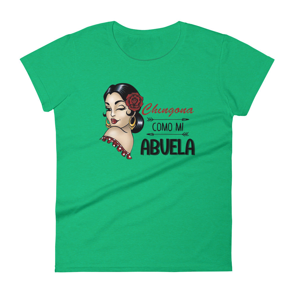 Chingona Como Mi Abuela T-Shirt for Women