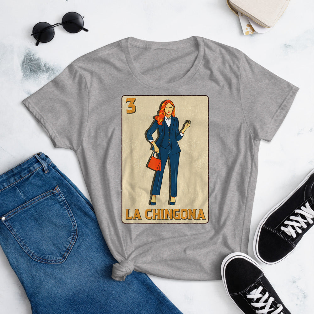 La Chingona Loteria T-Shirt for Women