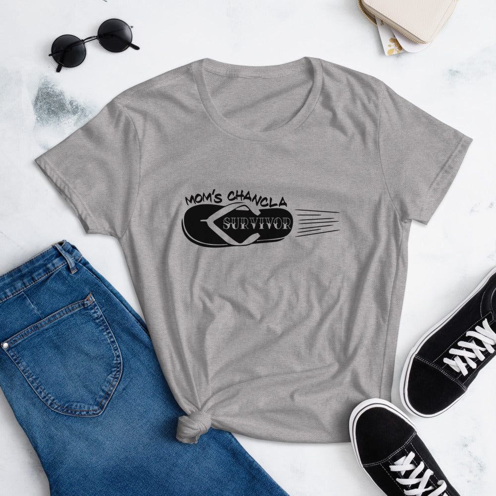 Mom's Chancla Survivor T-Shirt for Women